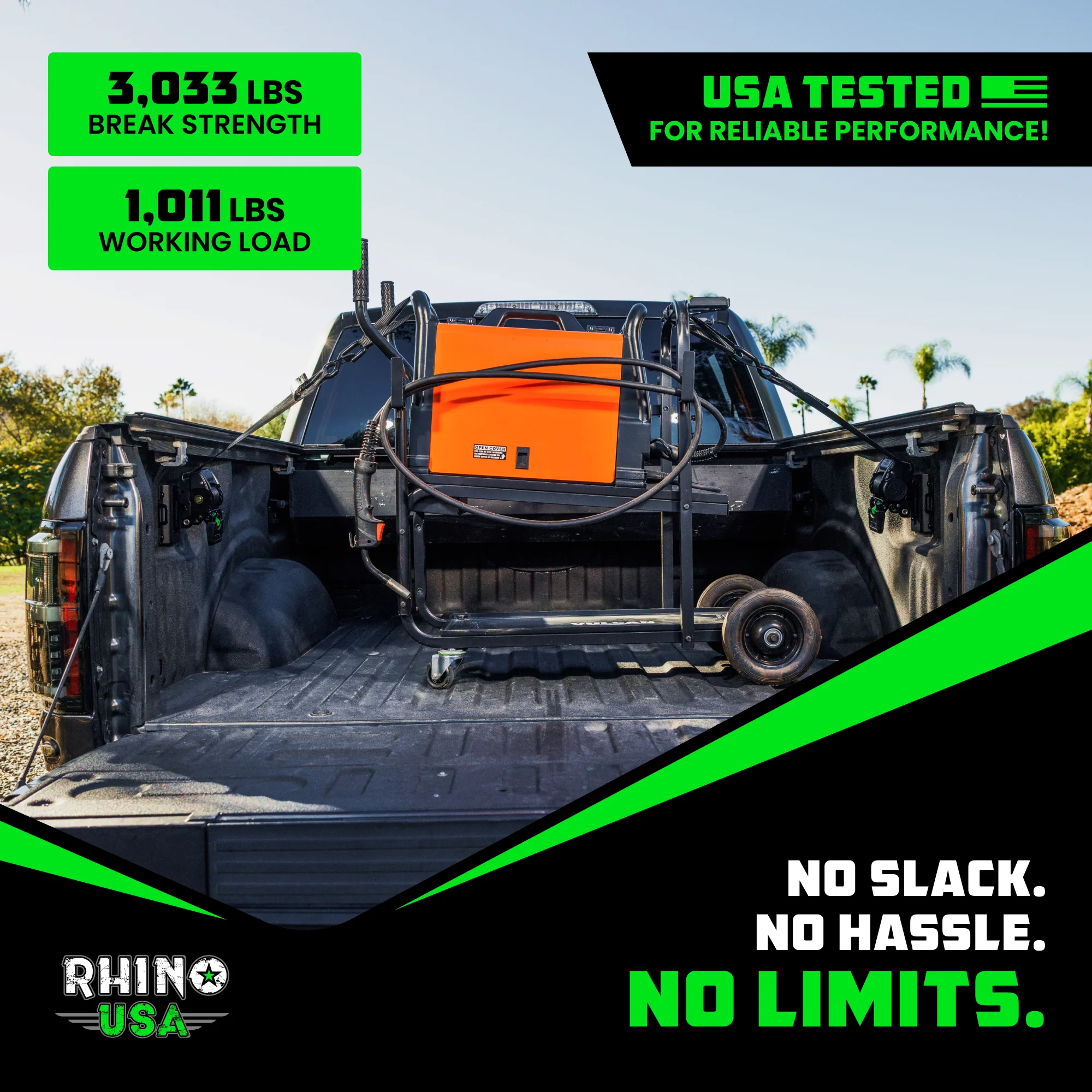 Bed-Mounted Retractable Ratchet Straps (Ford Trucks) - Image 9