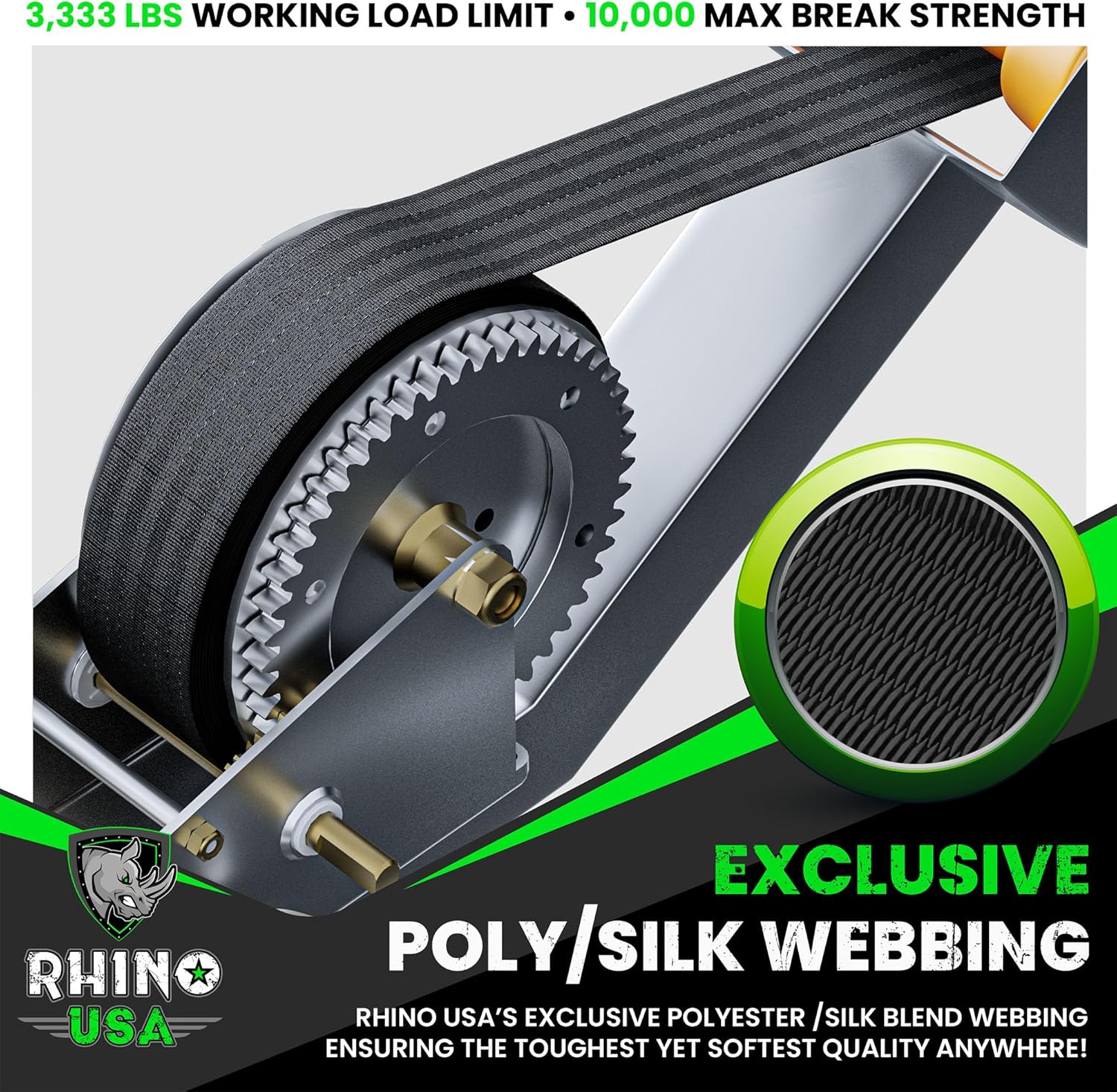 2" x 20' Boat Winch Strap w/ Hook - Image 5