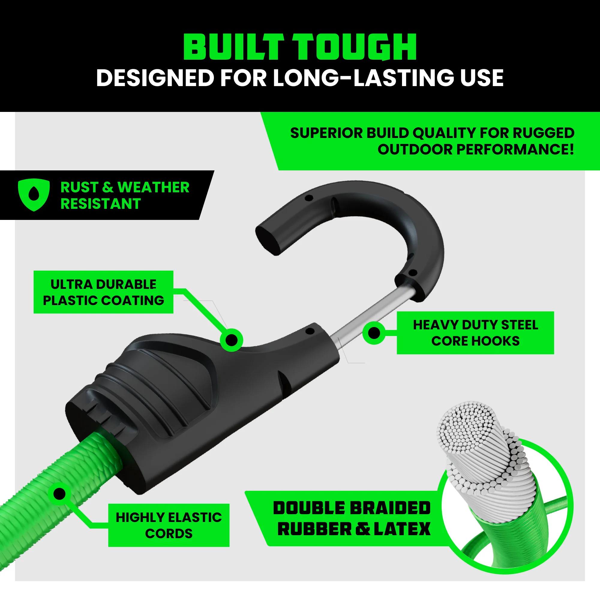 28 Piece Bungee Cord Set - Image 3