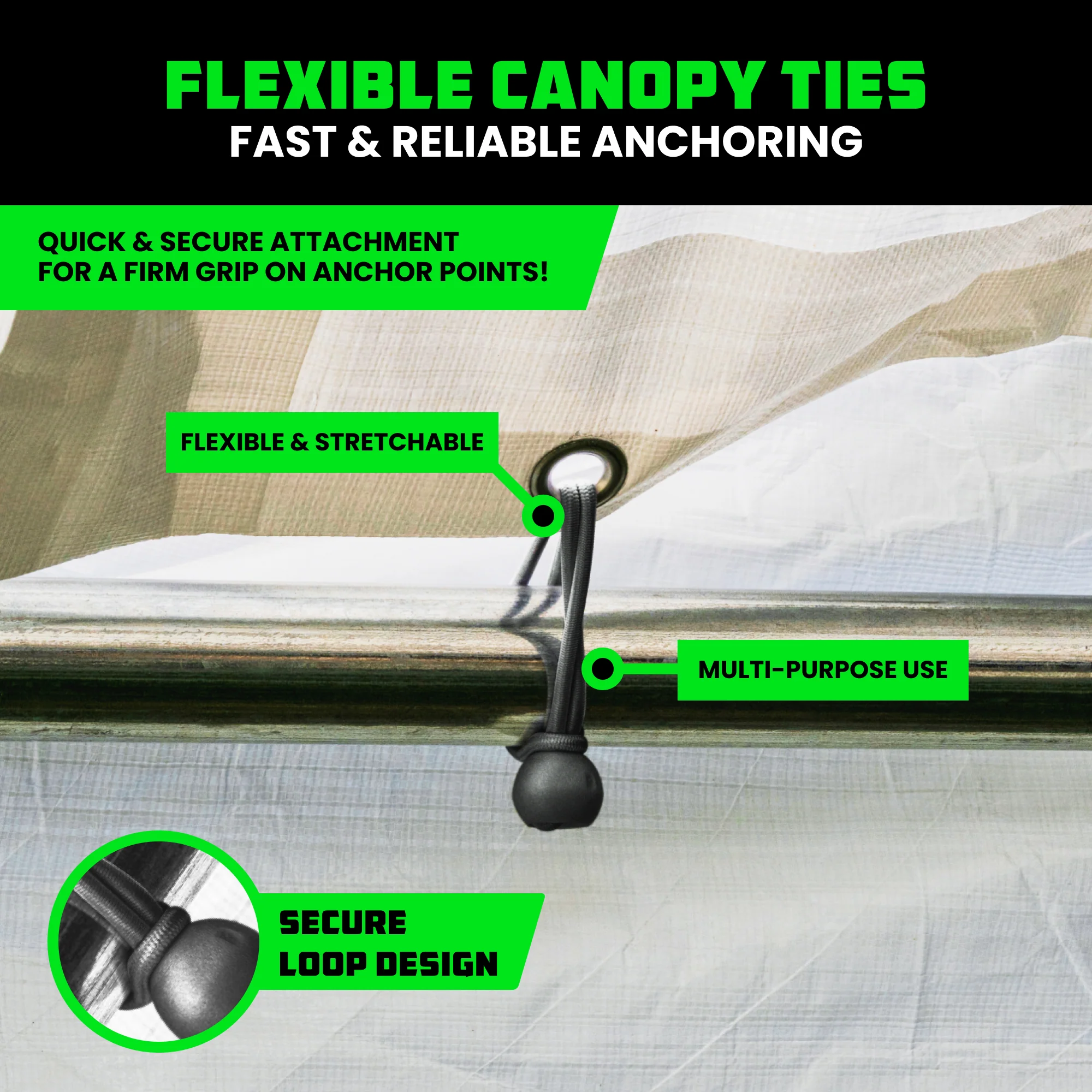 28 Piece Bungee Cord Set - Image 7