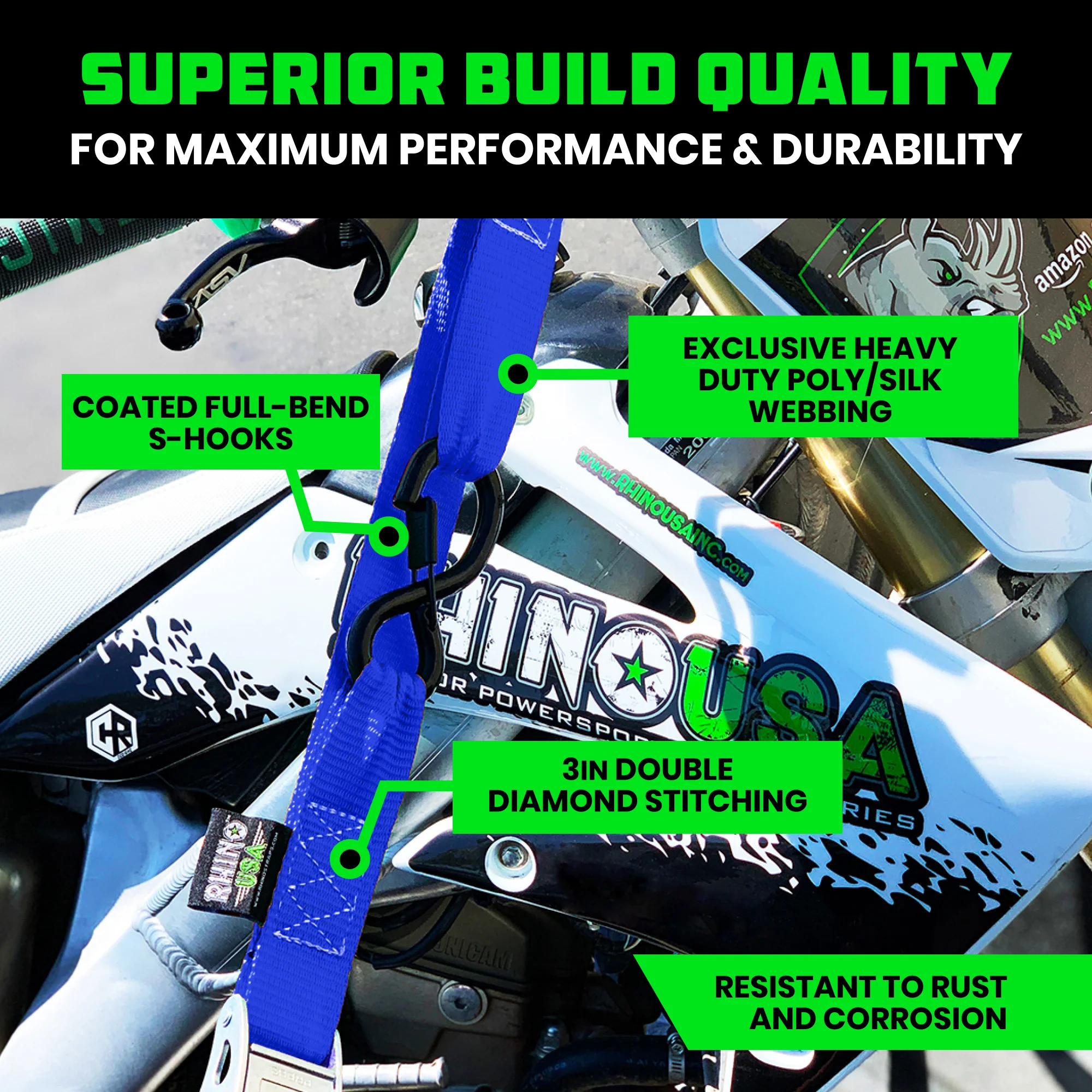 1.5" x 8' Cambuckle Tie-Down Straps (2-Pack) - Image 13