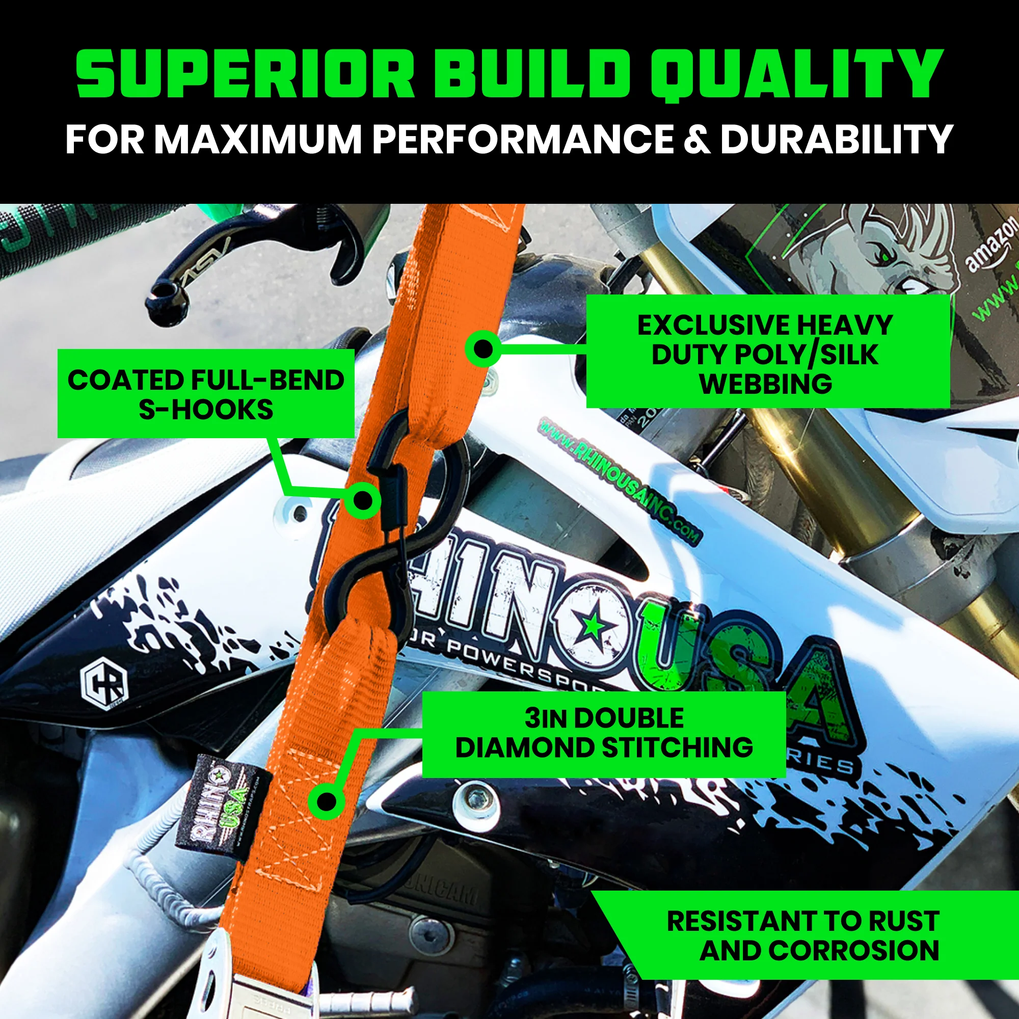 1.5" x 8' Cambuckle Tie-Down Straps (2-Pack) - Image 27