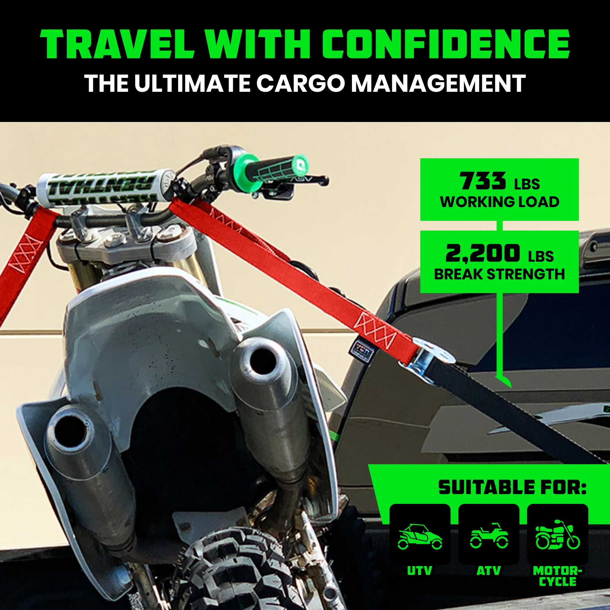 1.5" x 8' Cambuckle Tie-Down Straps (2-Pack) - Image 32