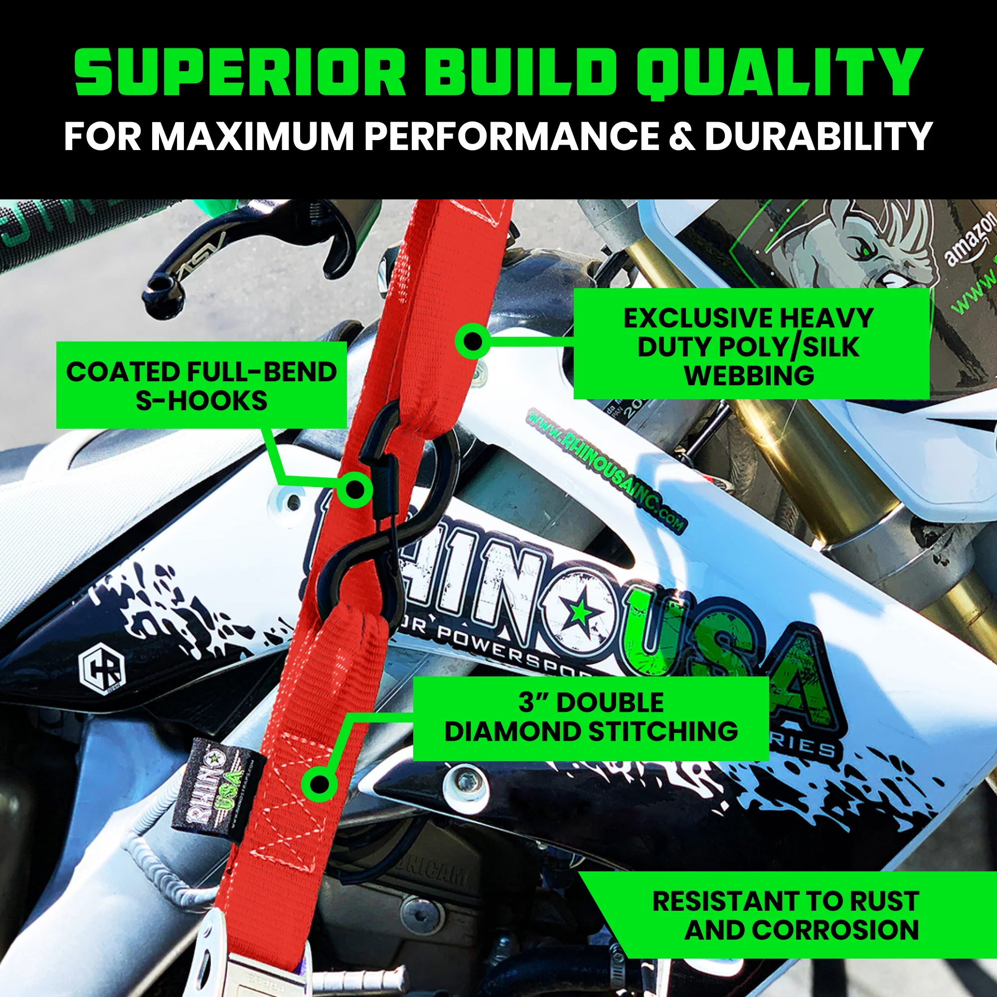 1.5" x 8' Cambuckle Tie-Down Straps (2-Pack) - Image 34