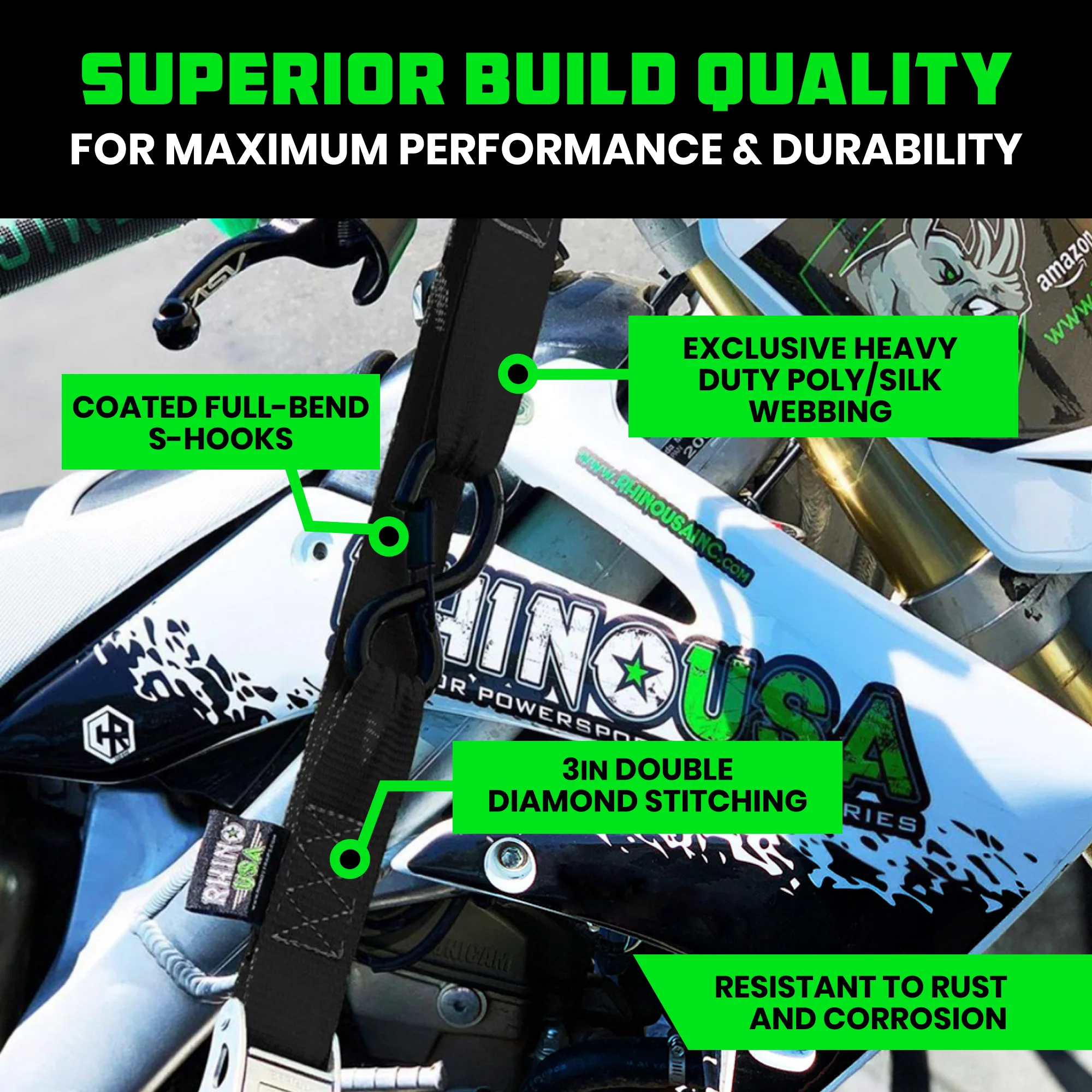 1.5" x 8' Cambuckle Tie-Down Straps (2-Pack) - Image 6