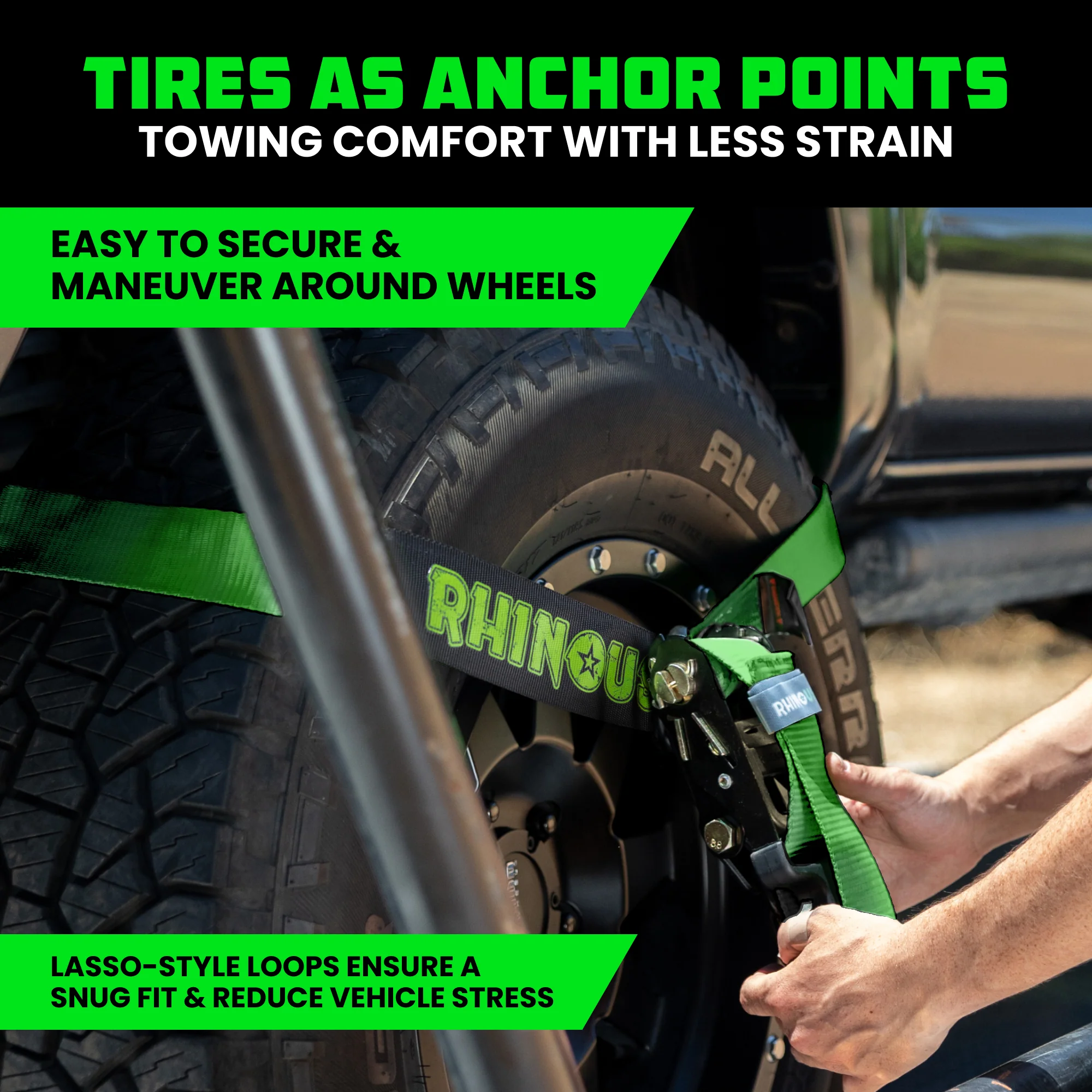 Car Tie-Down Lasso Straps (J-Hooks) - Image 16