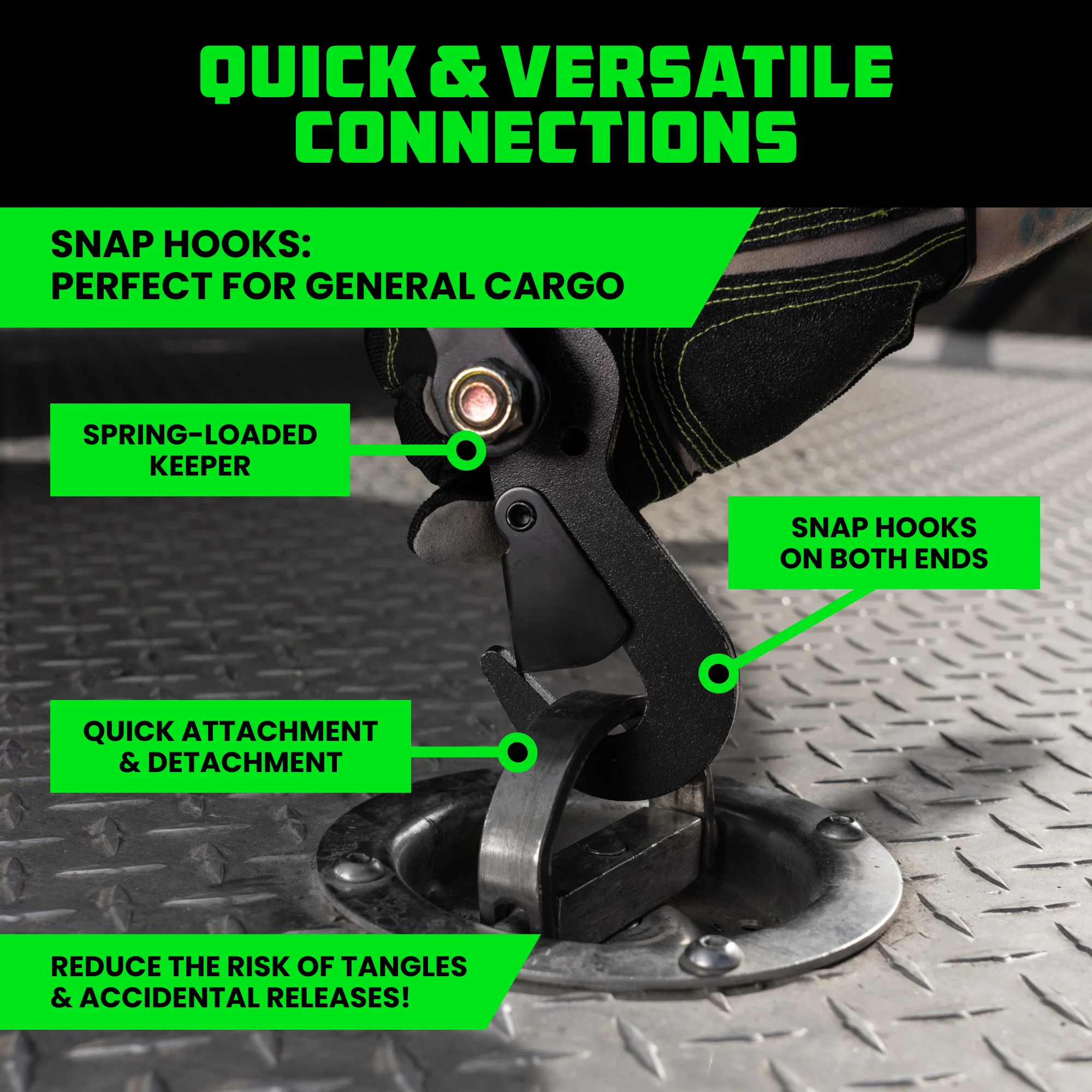 Car Tie-Down Lasso Straps (Snap-Hooks) - Image 19