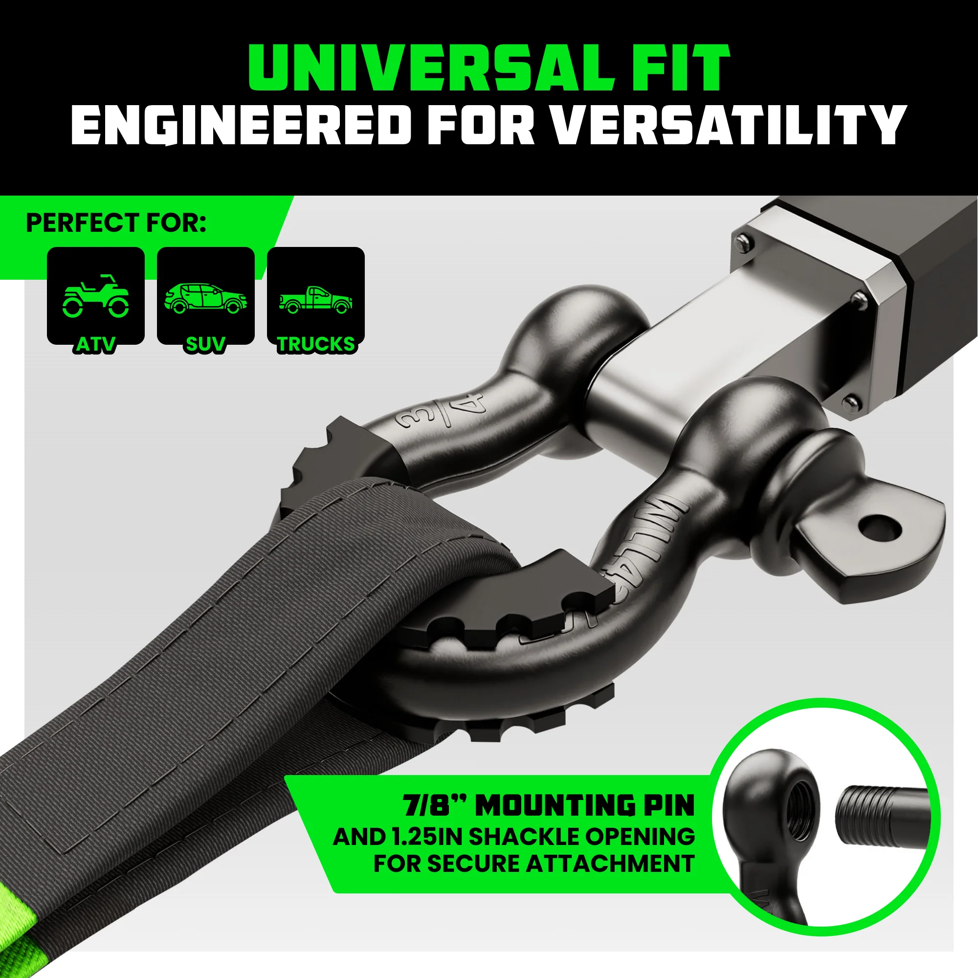 3/4" D-Ring Shackle Set (2-Pack) - Image 10