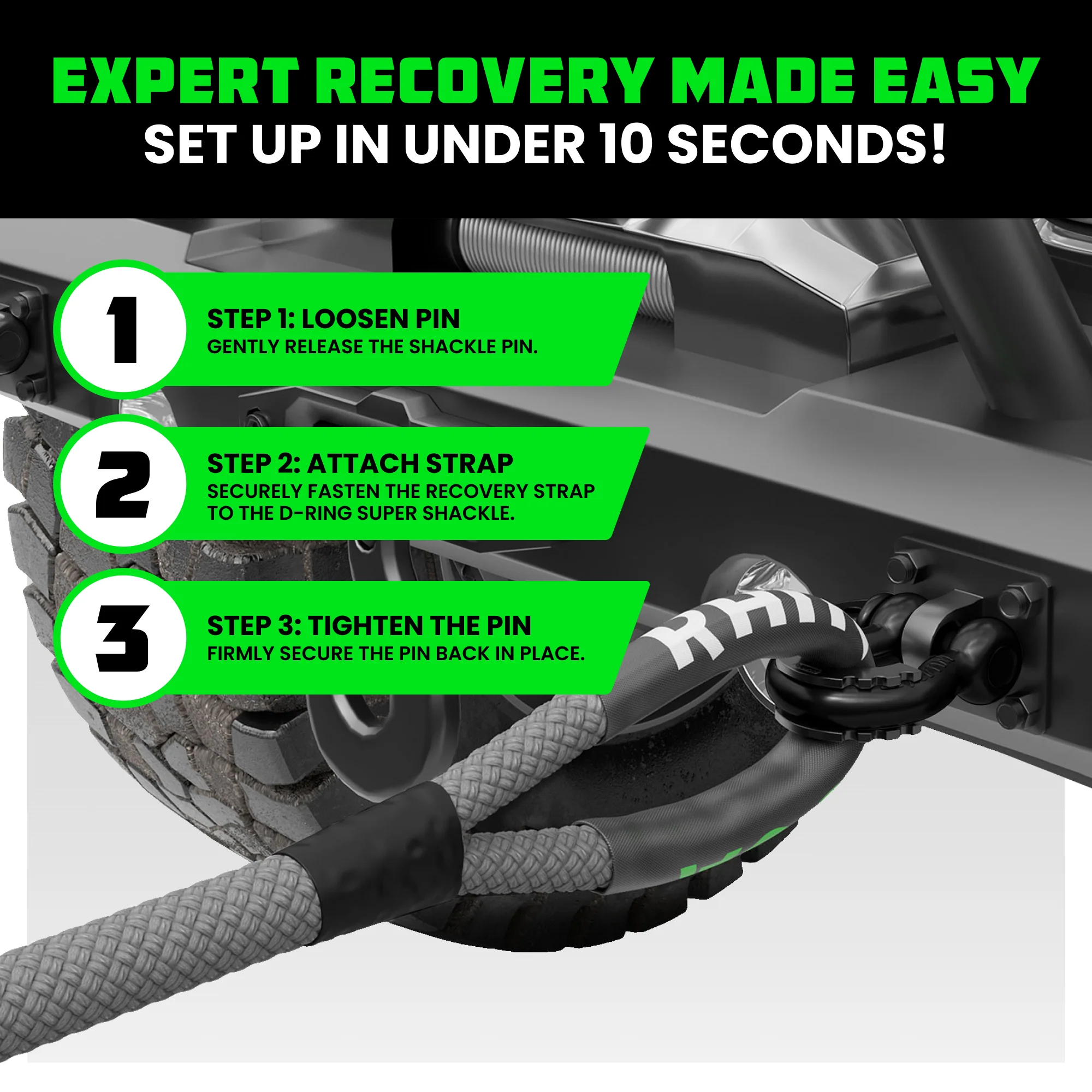 3/4" D-Ring Shackle Set (2-Pack) - Image 13