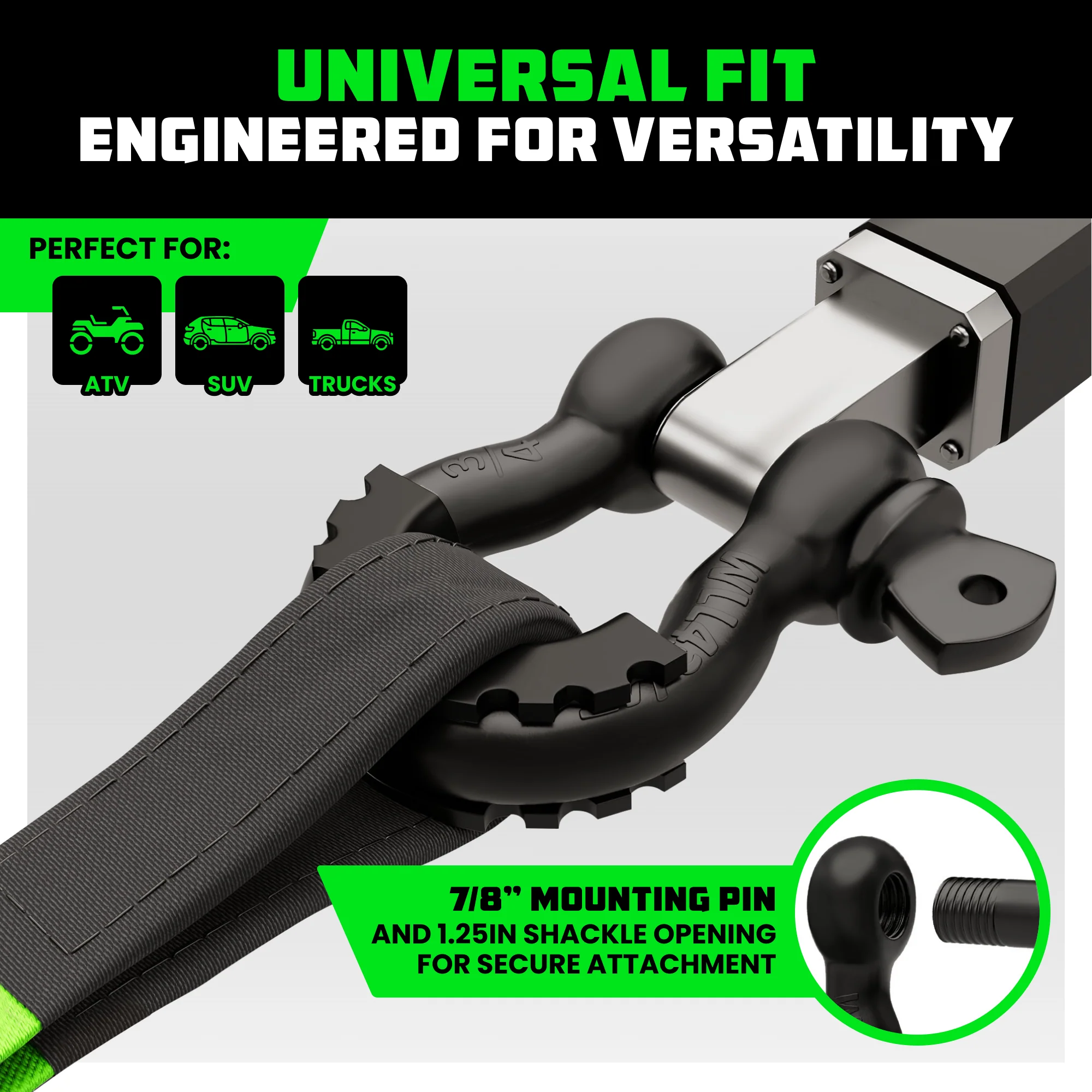 3/4" D-Ring Shackle Set (2-Pack) - Image 17
