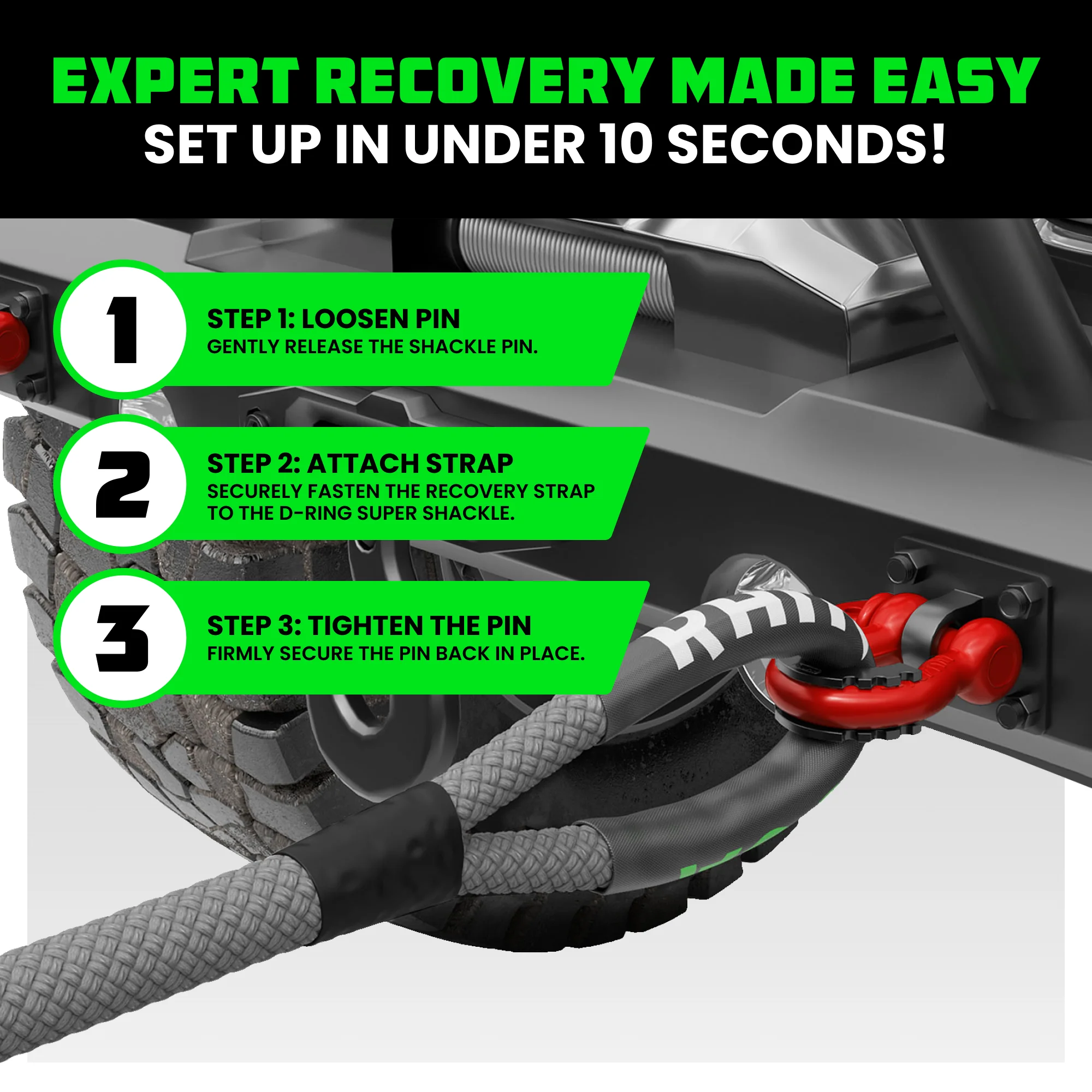 3/4" D-Ring Shackle Set (2-Pack) - Image 27