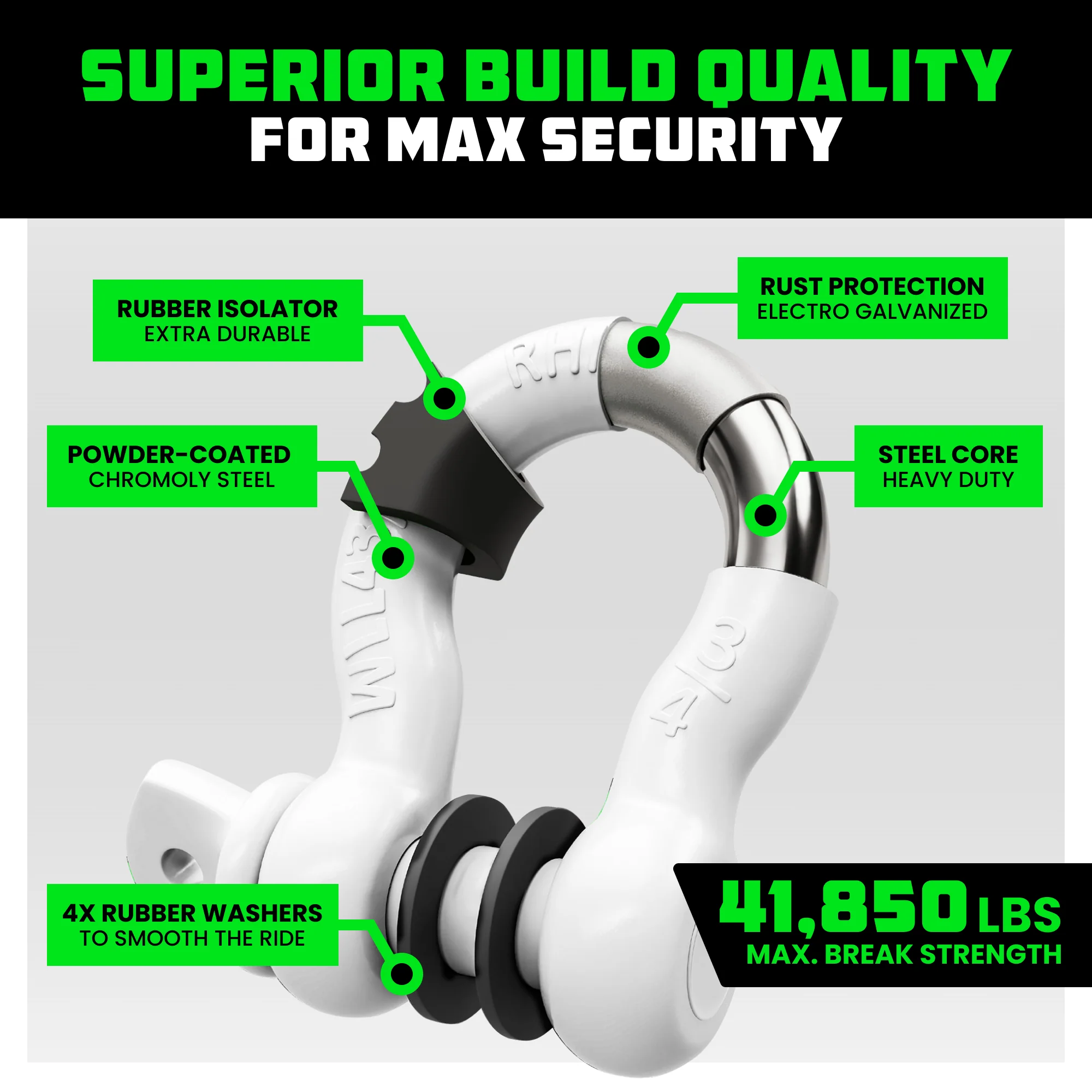 3/4" D-Ring Shackle Set (2-Pack) - Image 30