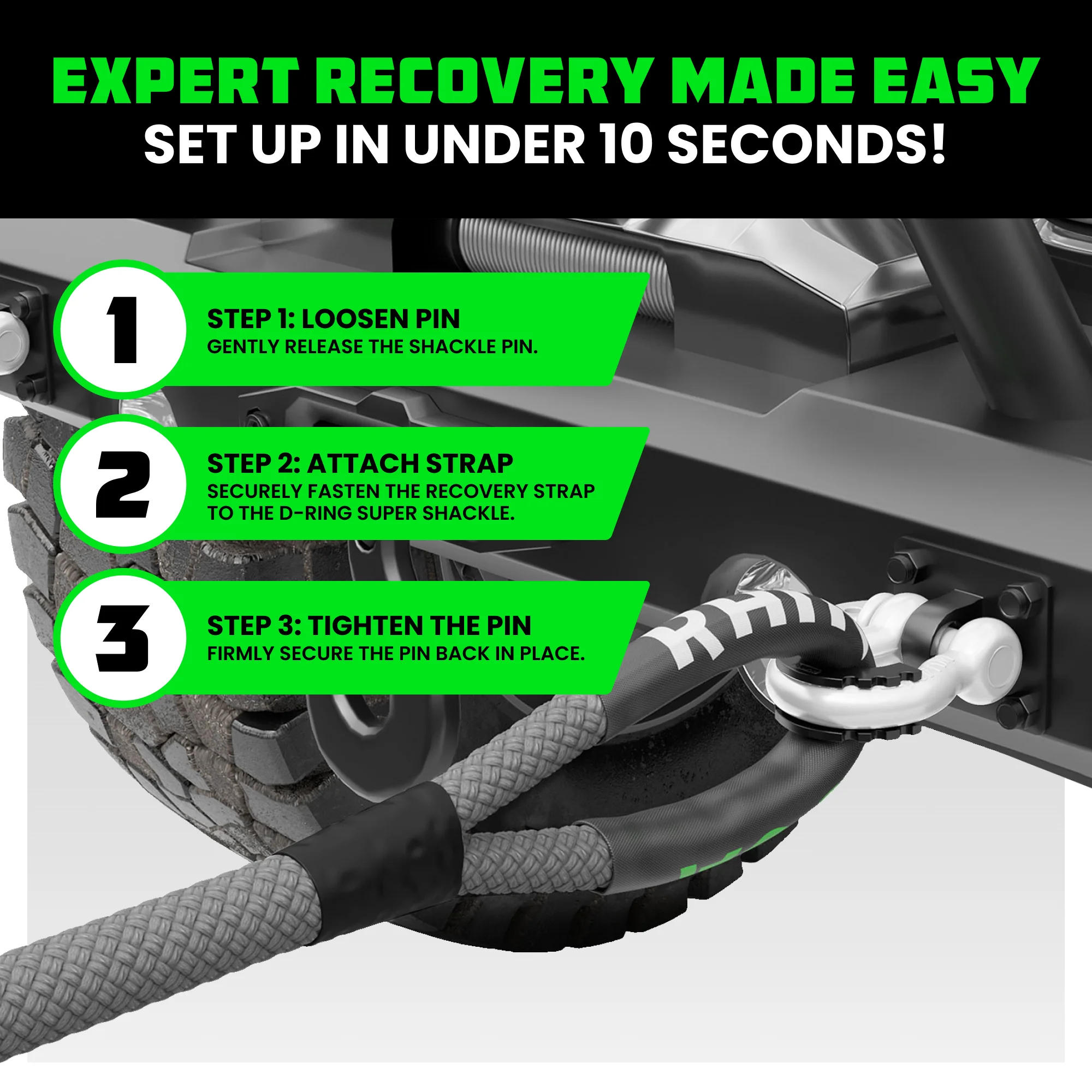 3/4" D-Ring Shackle Set (2-Pack) - Image 34