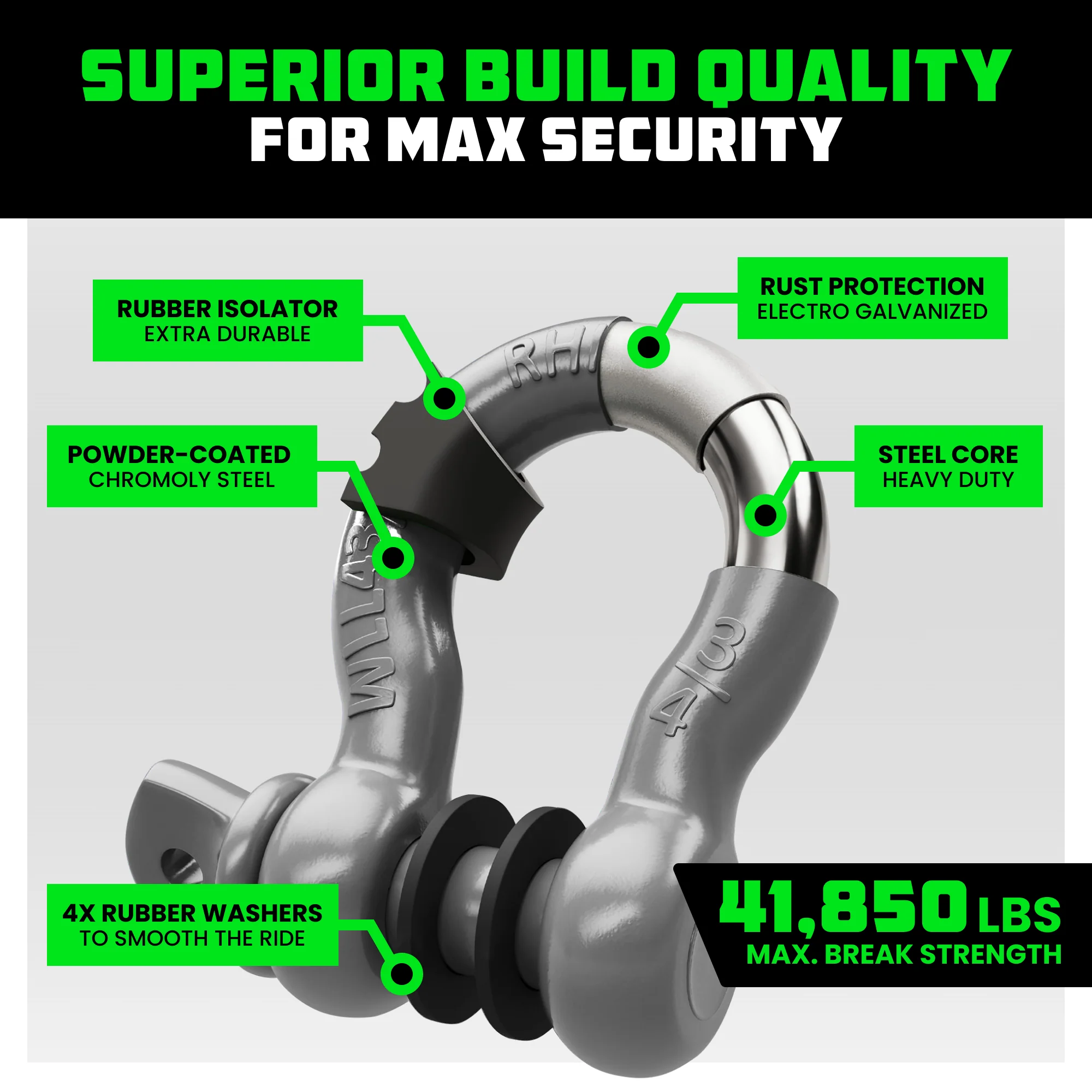 3/4" D-Ring Shackle Set (2-Pack) - Image 37