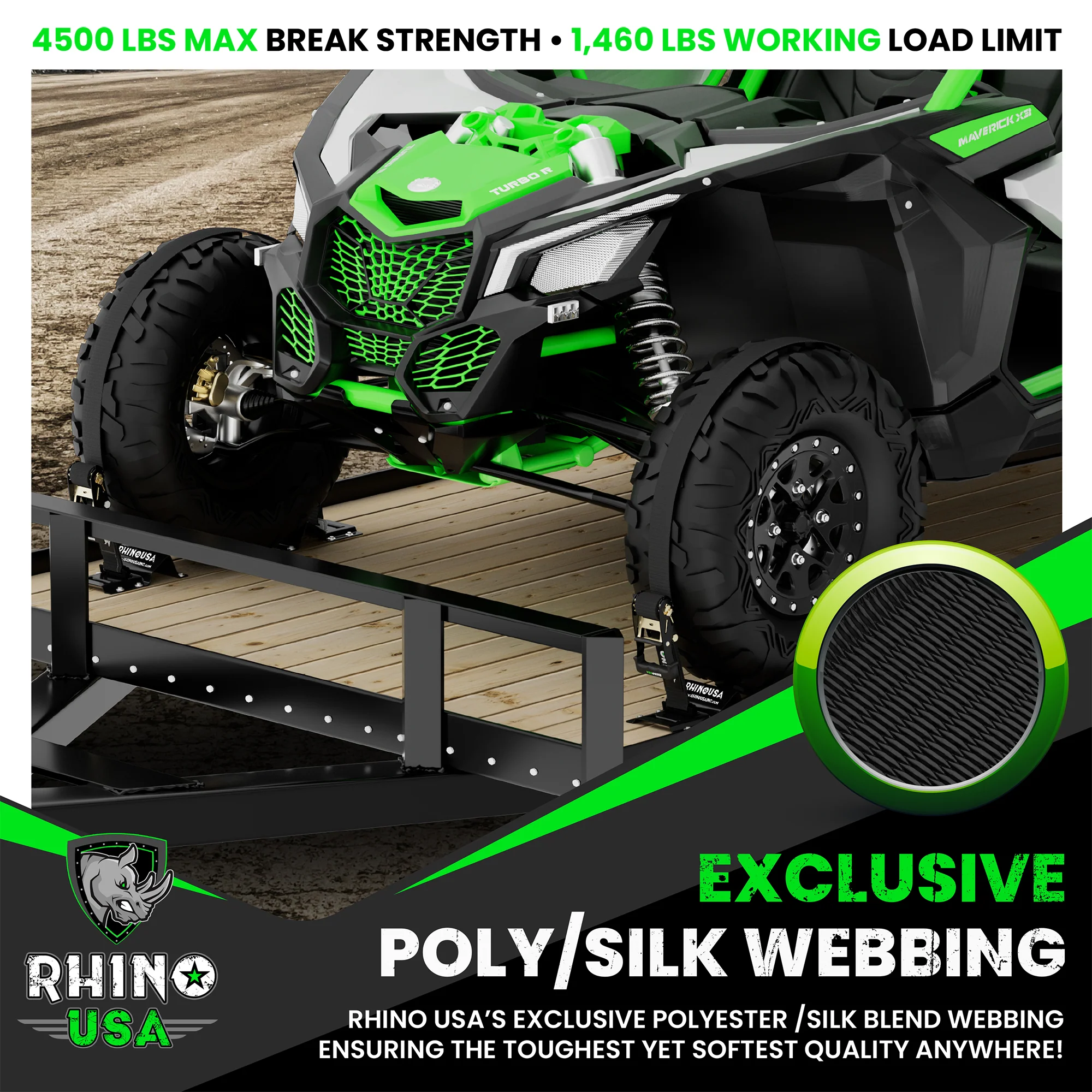 E-Track Ratchet Tie-Down Straps - Image 19