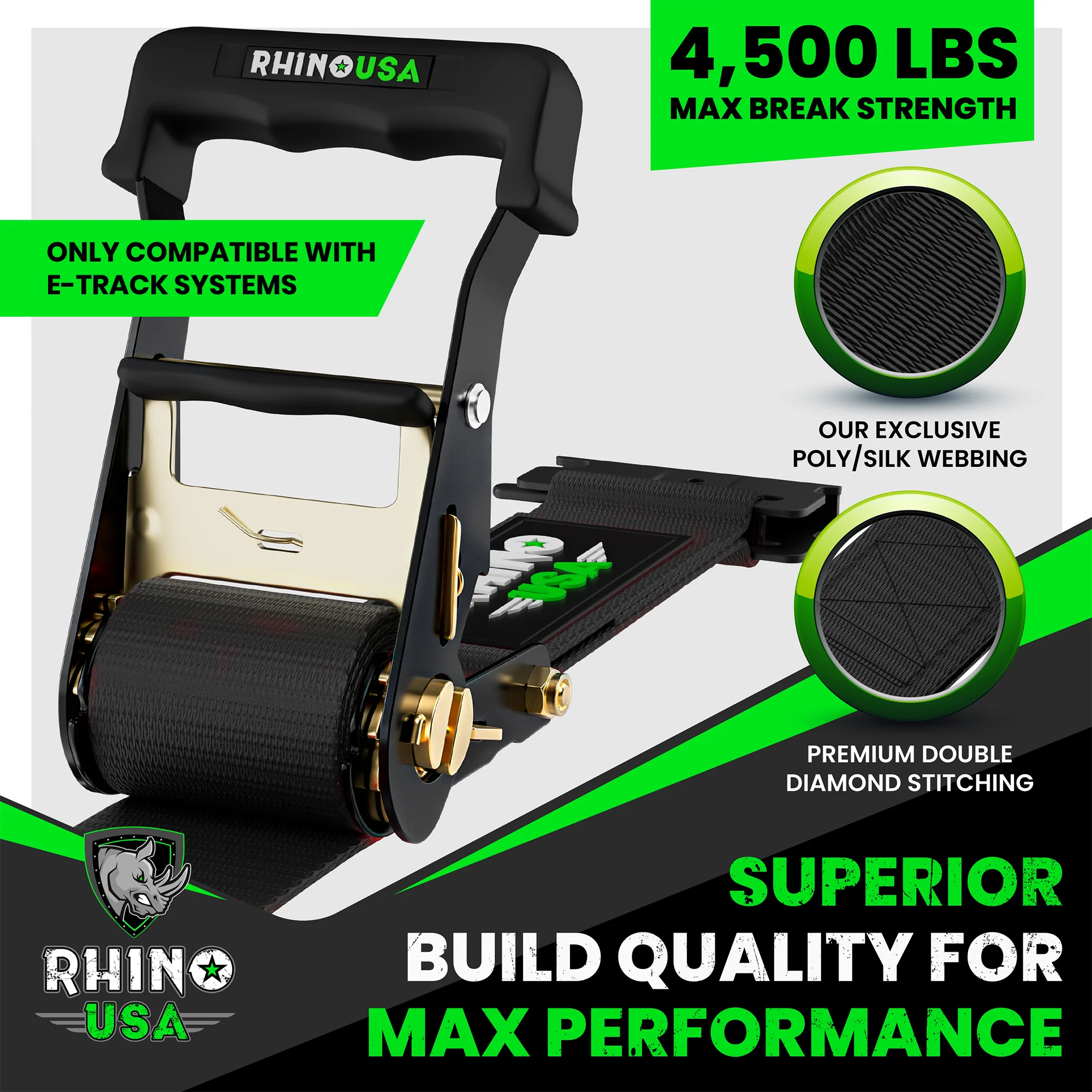 E-Track Ratchet Tie-Down Straps - Image 23