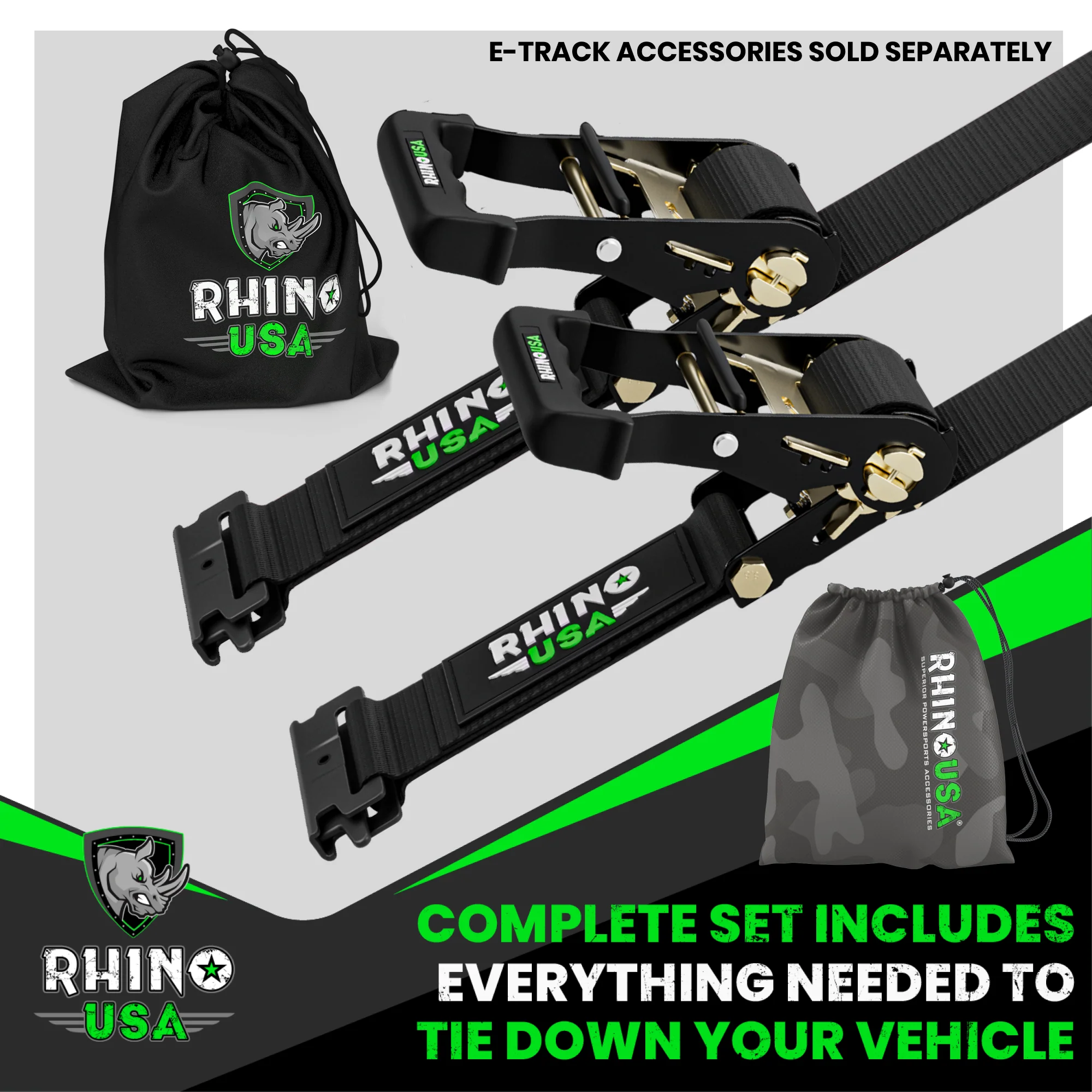 E-Track Ratchet Tie-Down Straps - Image 25