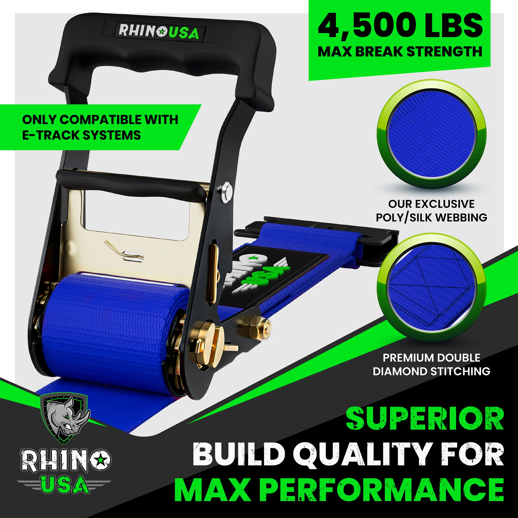 E-Track Ratchet Tie-Down Straps - Image 30