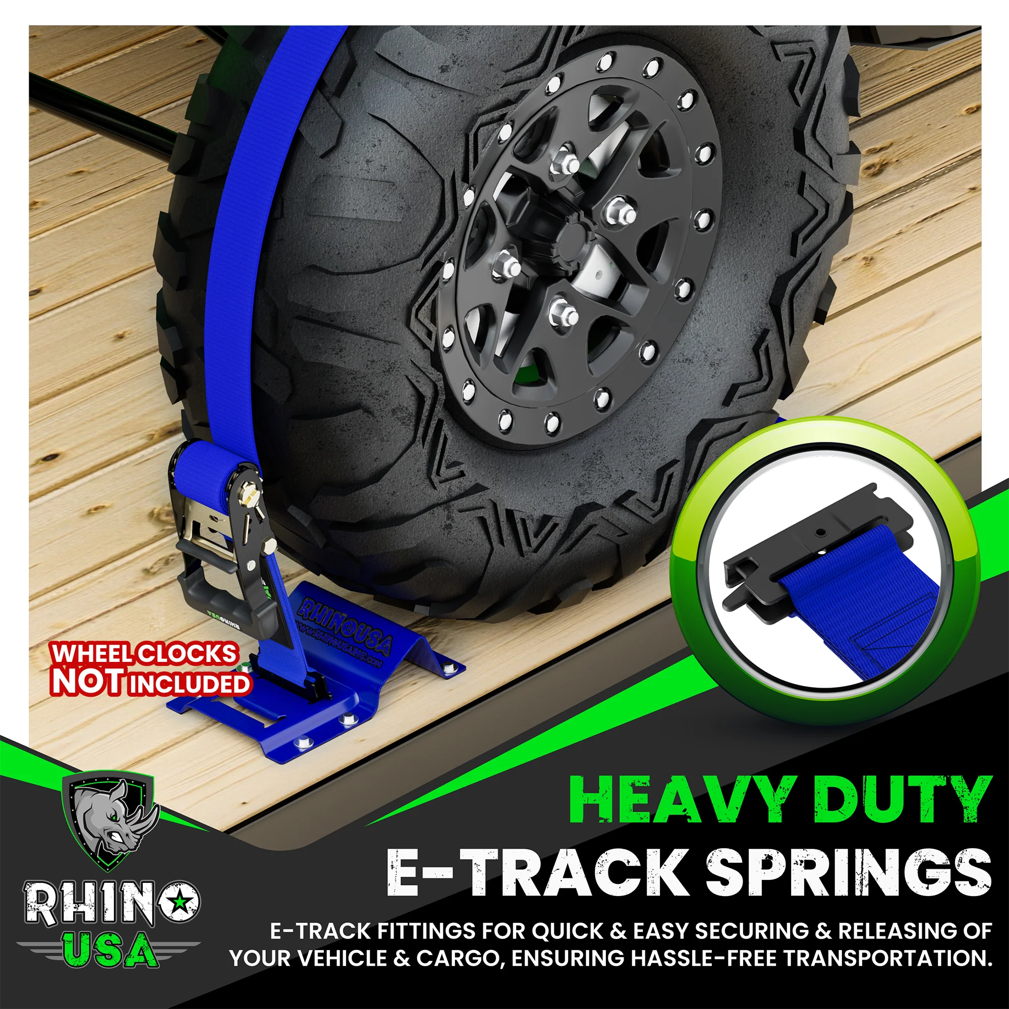 E-Track Ratchet Tie-Down Straps - Image 38