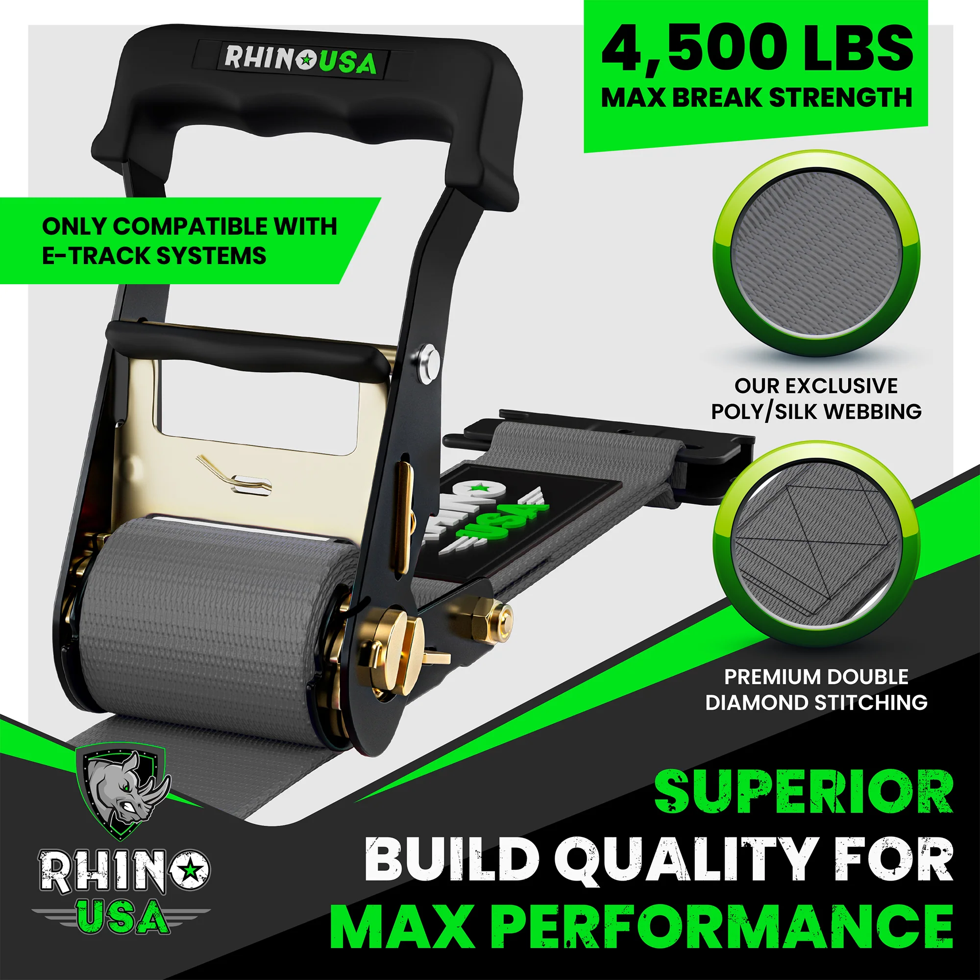 E-Track Ratchet Tie-Down Straps - Image 44