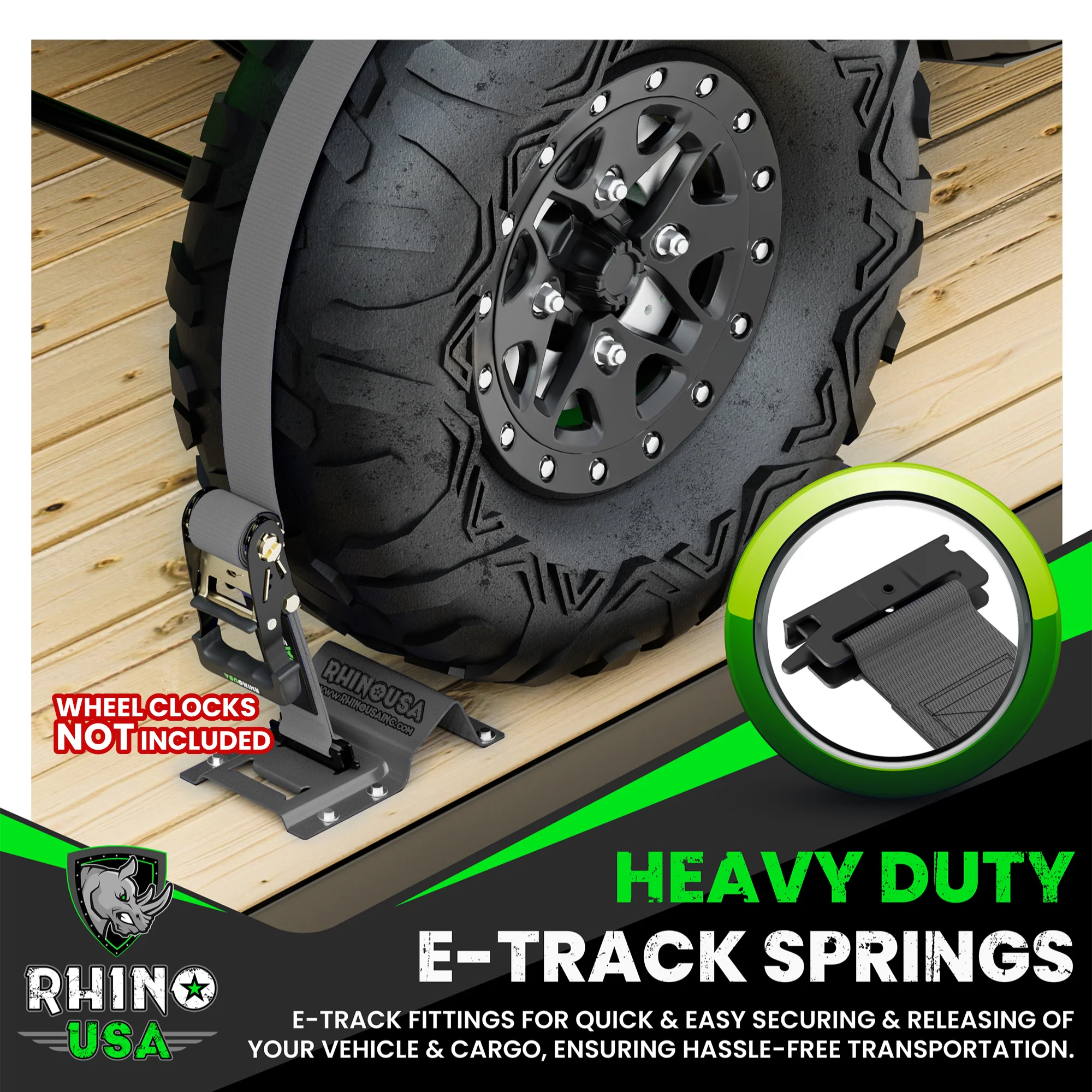 E-Track Ratchet Tie-Down Straps - Image 45