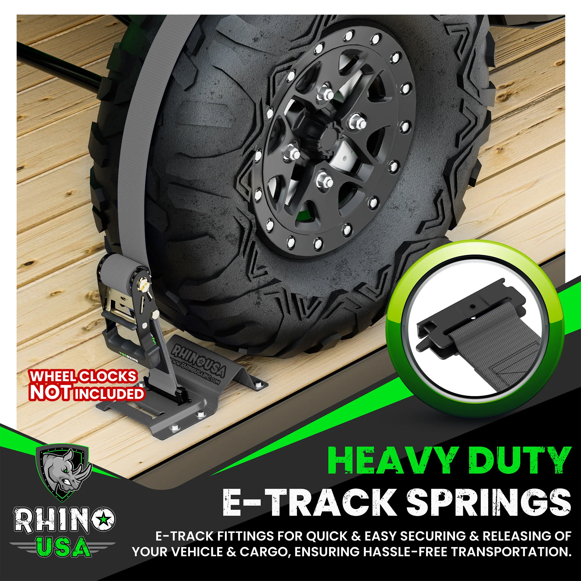 E-Track Ratchet Tie-Down Straps - Image 52