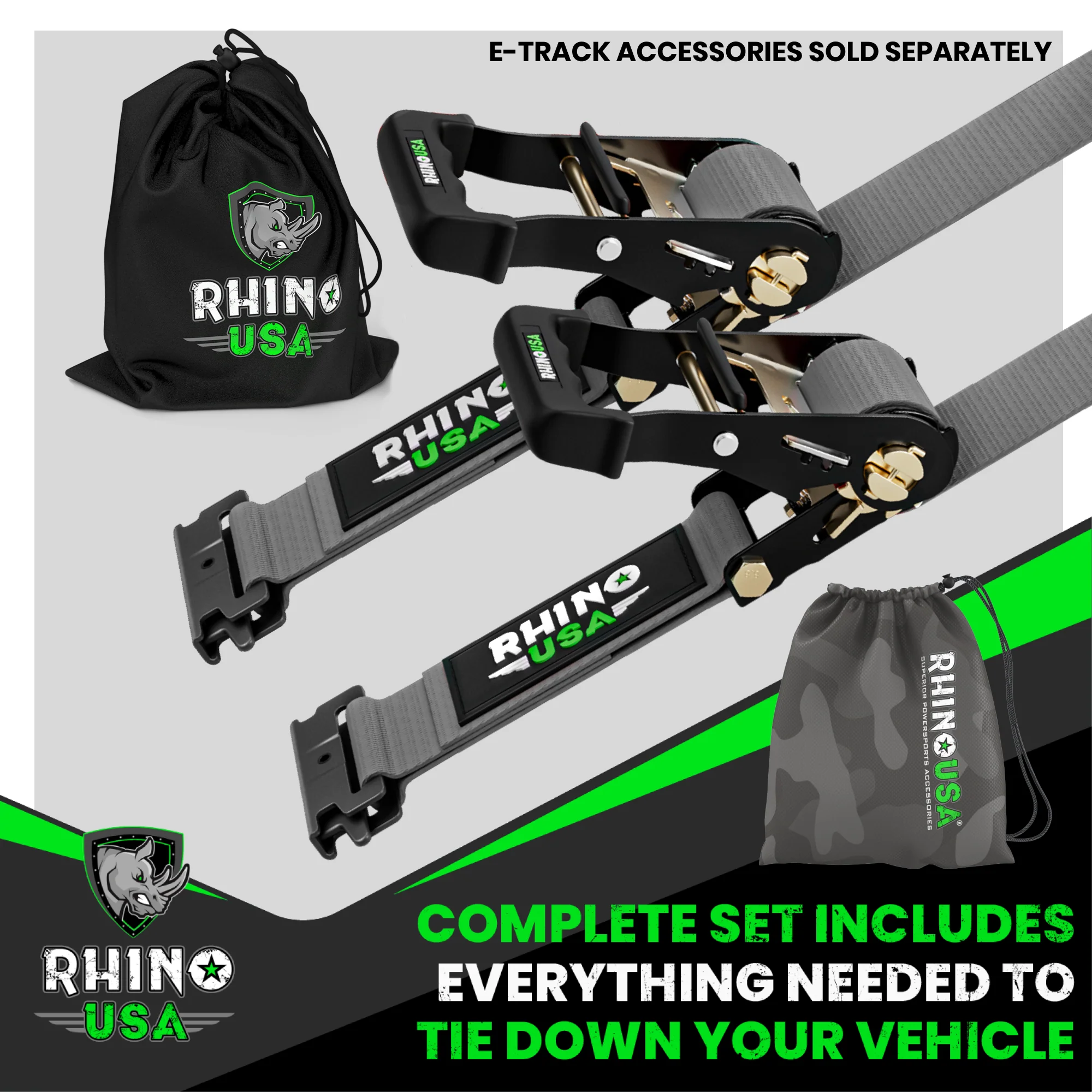 E-Track Ratchet Tie-Down Straps - Image 53