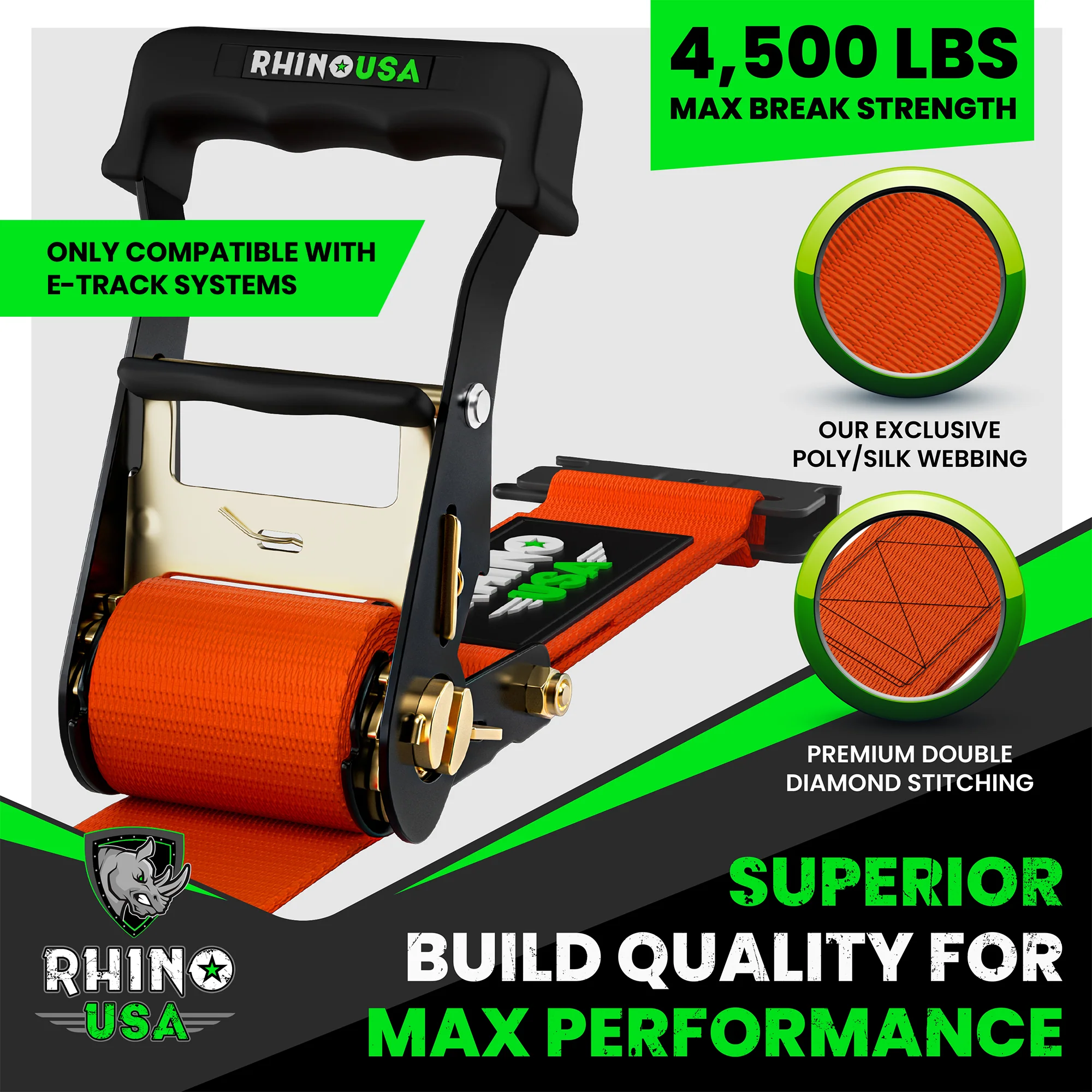 E-Track Ratchet Tie-Down Straps - Image 58