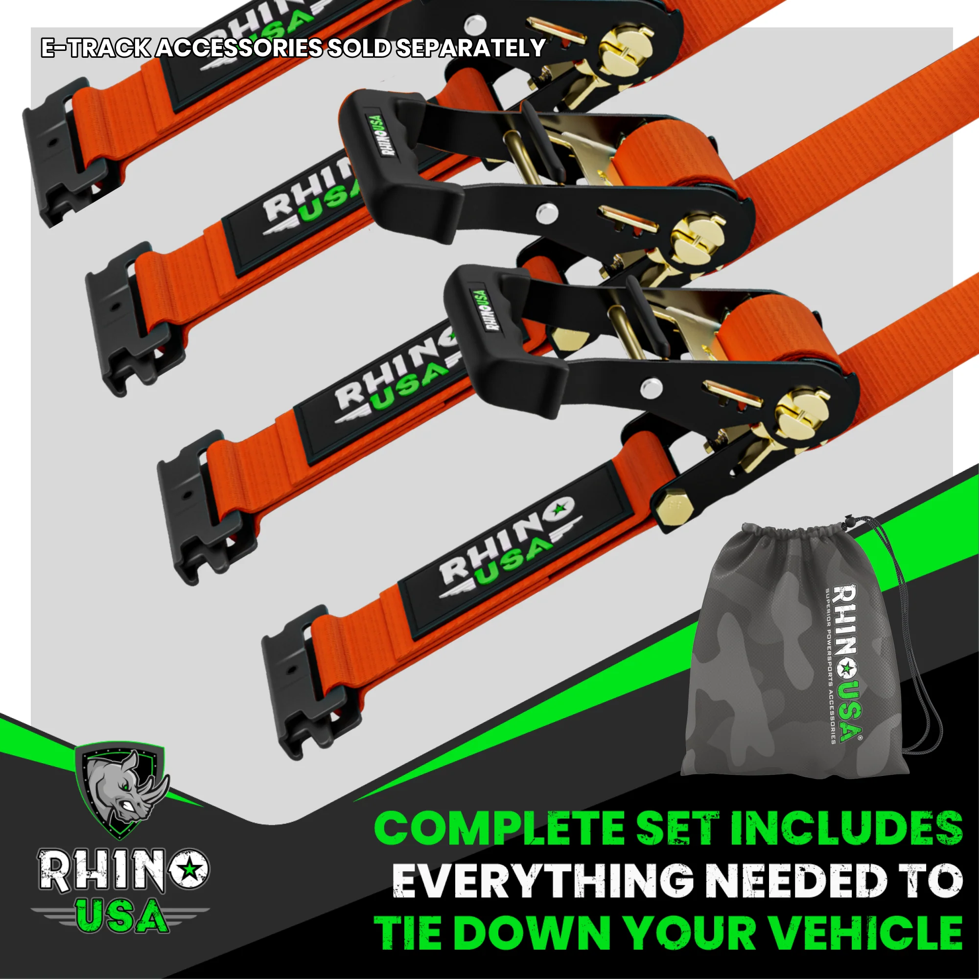 E-Track Ratchet Tie-Down Straps - Image 60