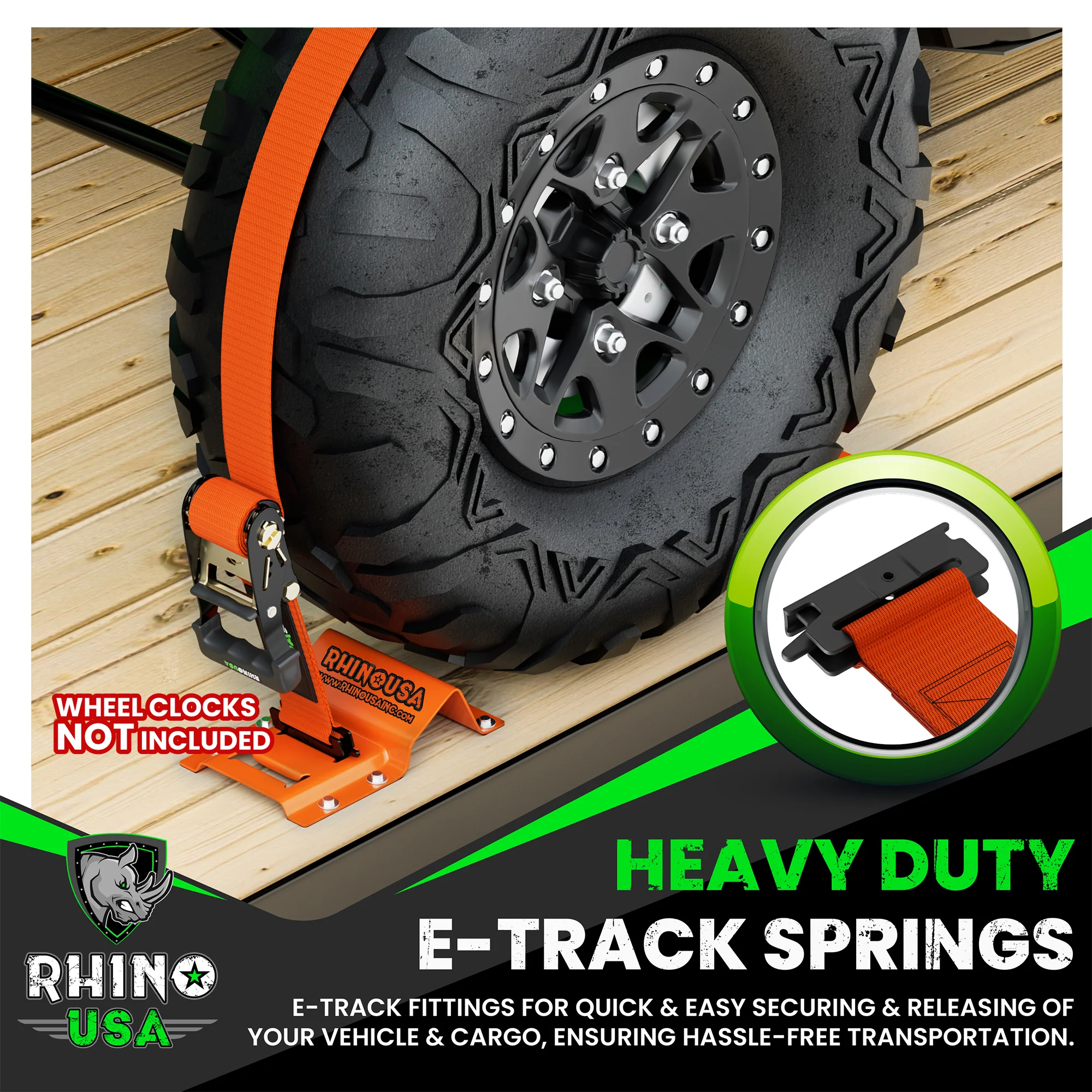 E-Track Ratchet Tie-Down Straps - Image 66