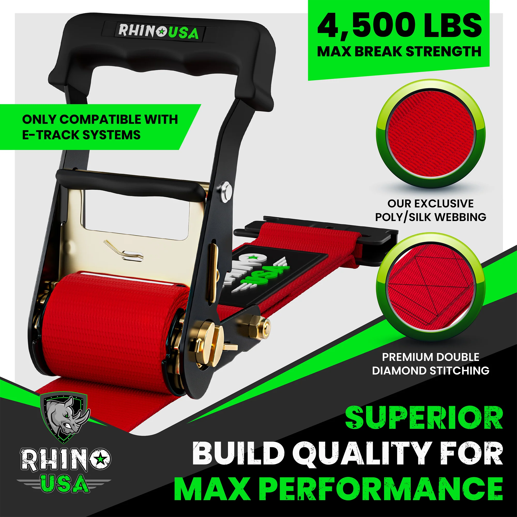 E-Track Ratchet Tie-Down Straps - Image 73