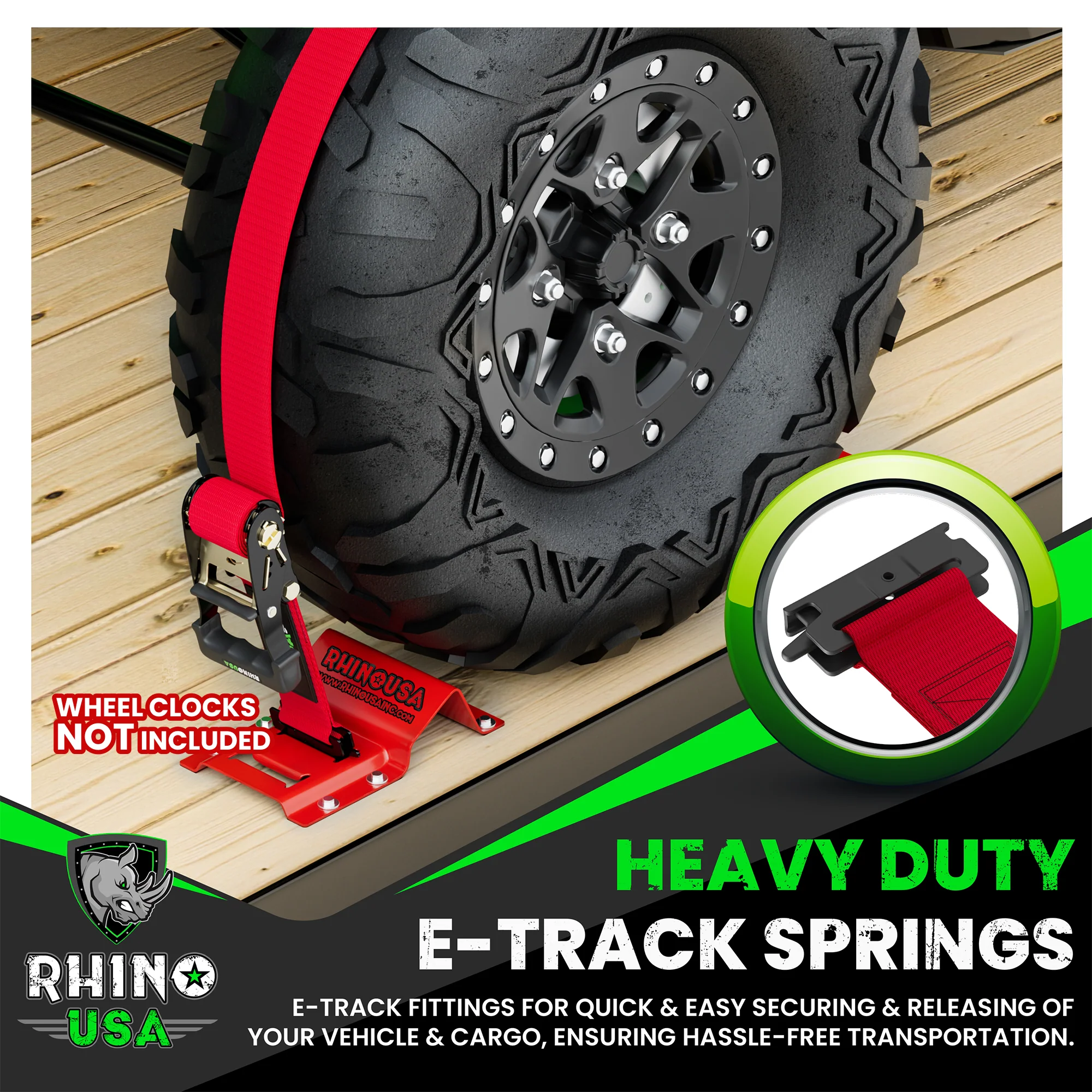 E-Track Ratchet Tie-Down Straps - Image 81