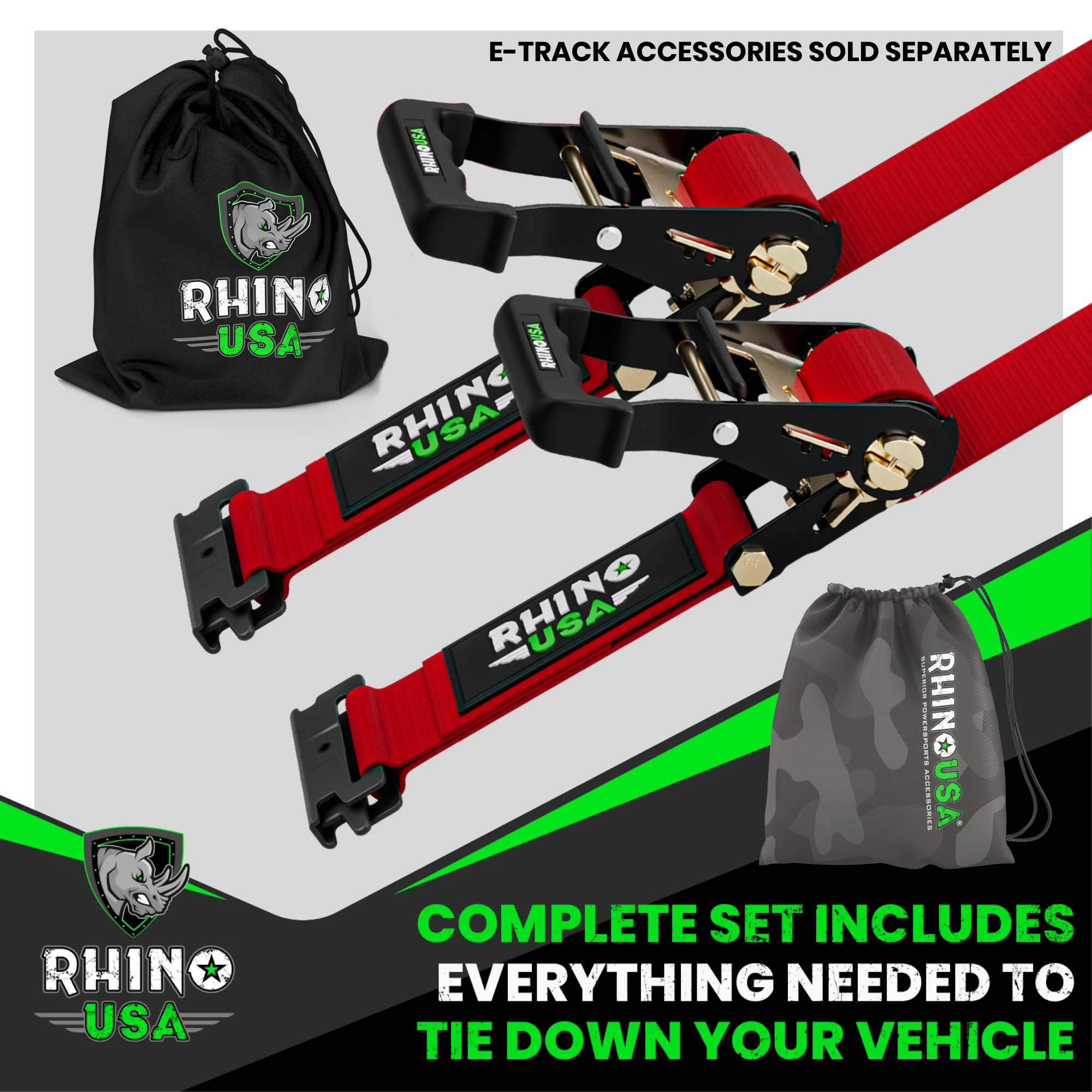 E-Track Ratchet Tie-Down Straps - Image 82