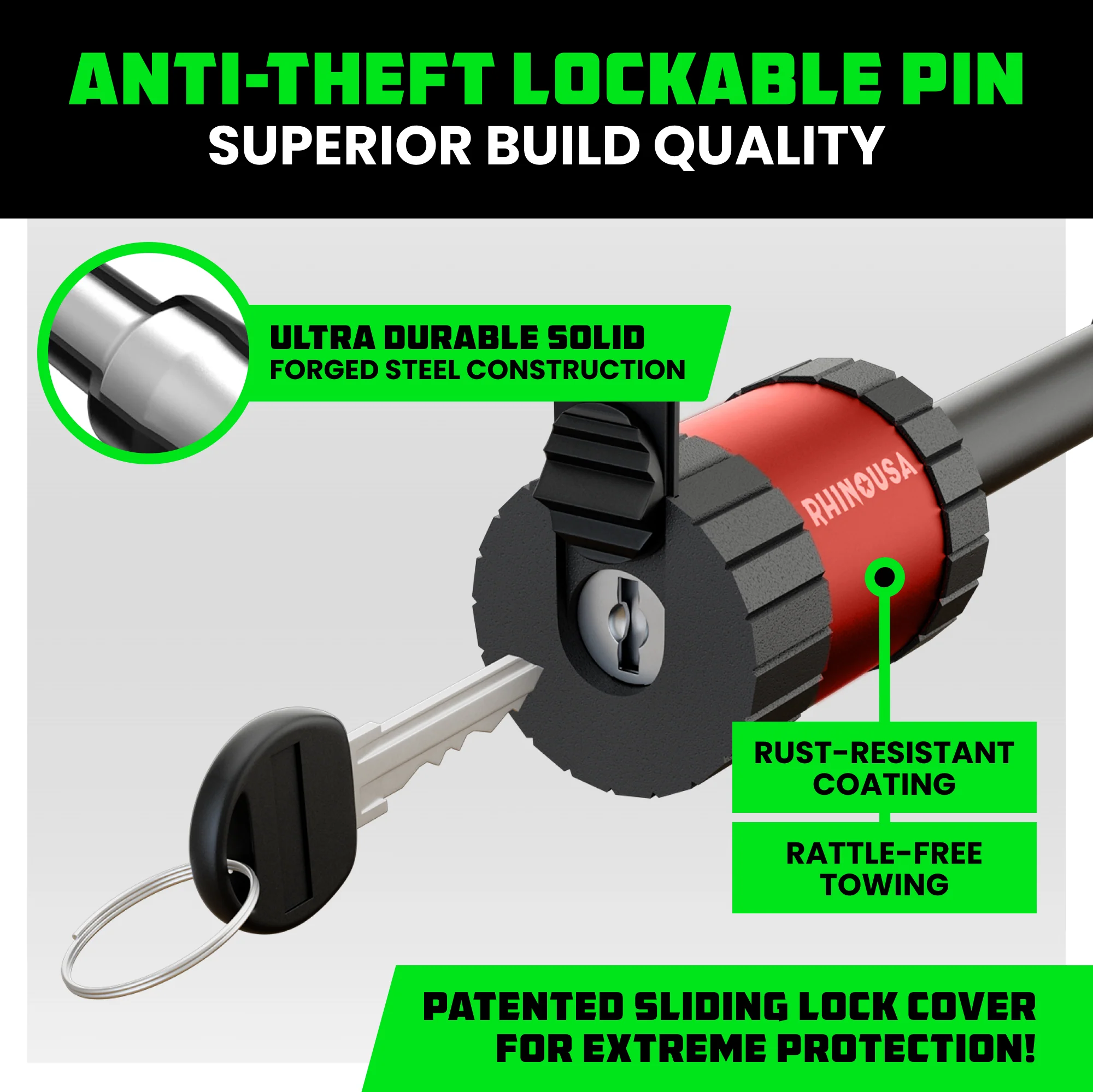 2" Locking Trailer Hitch Pin - Image 17