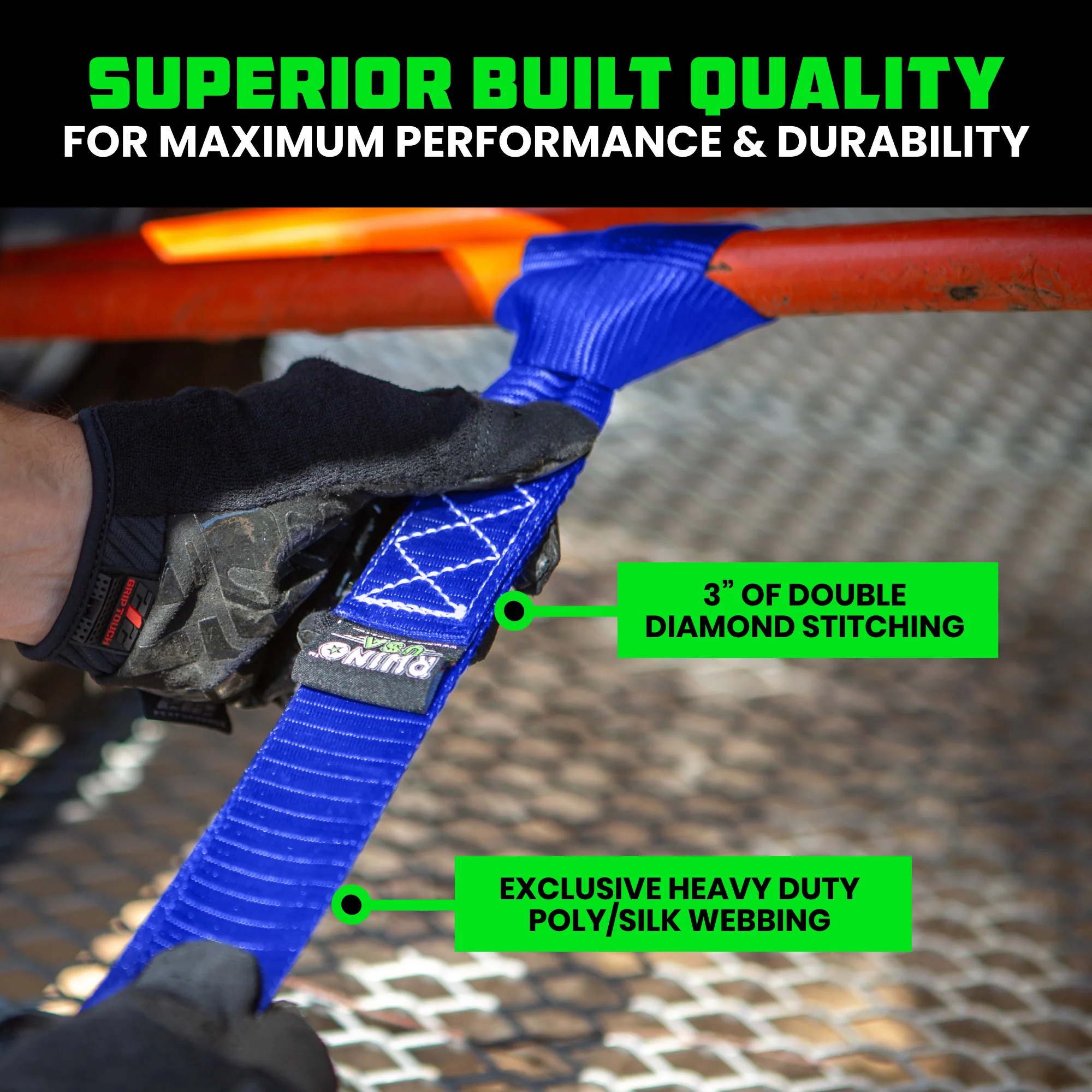 1.6" x 17" Soft Loop Tie-Down Straps (4-Pack) - Image 22