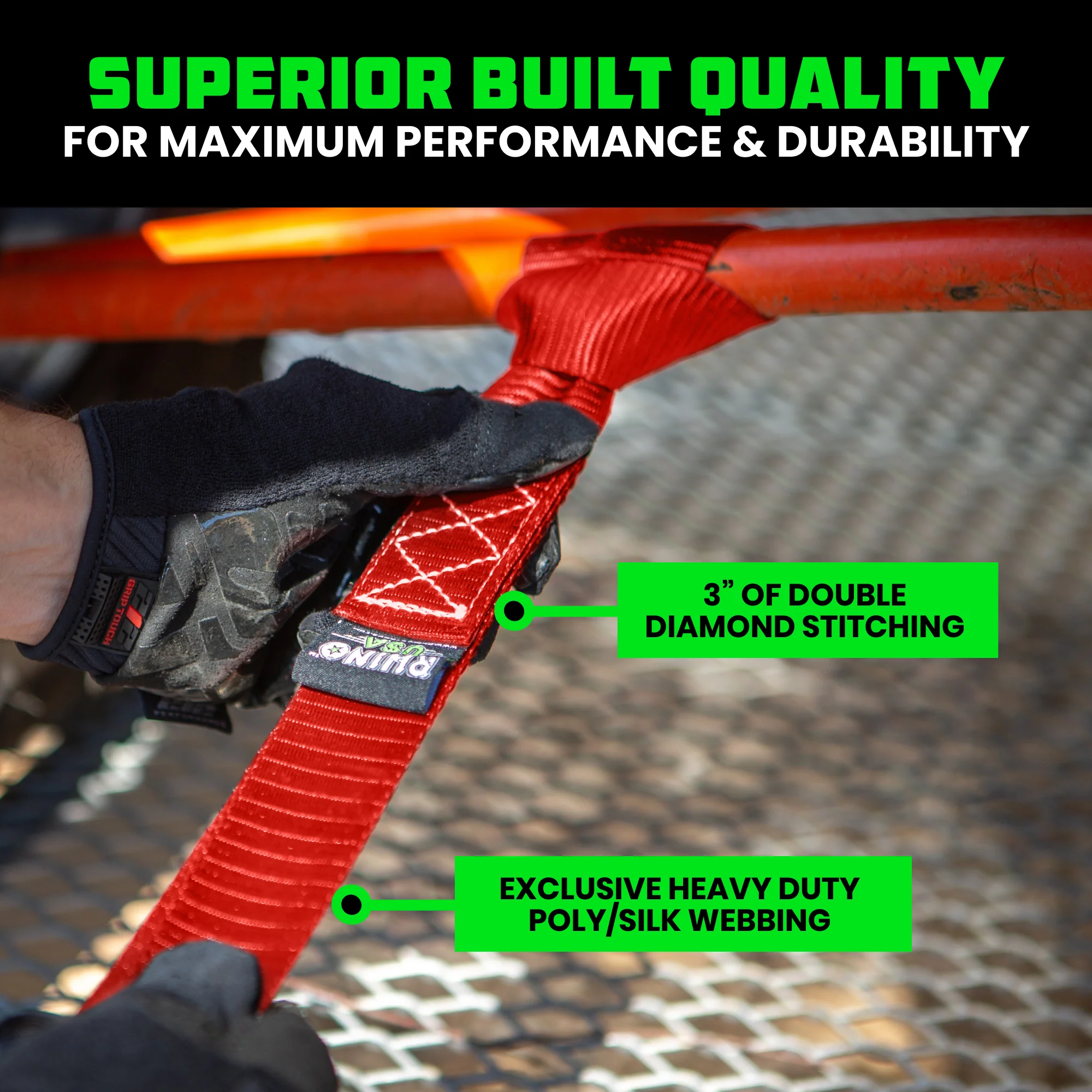 1.6" x 17" Soft Loop Tie-Down Straps (4-Pack) - Image 26