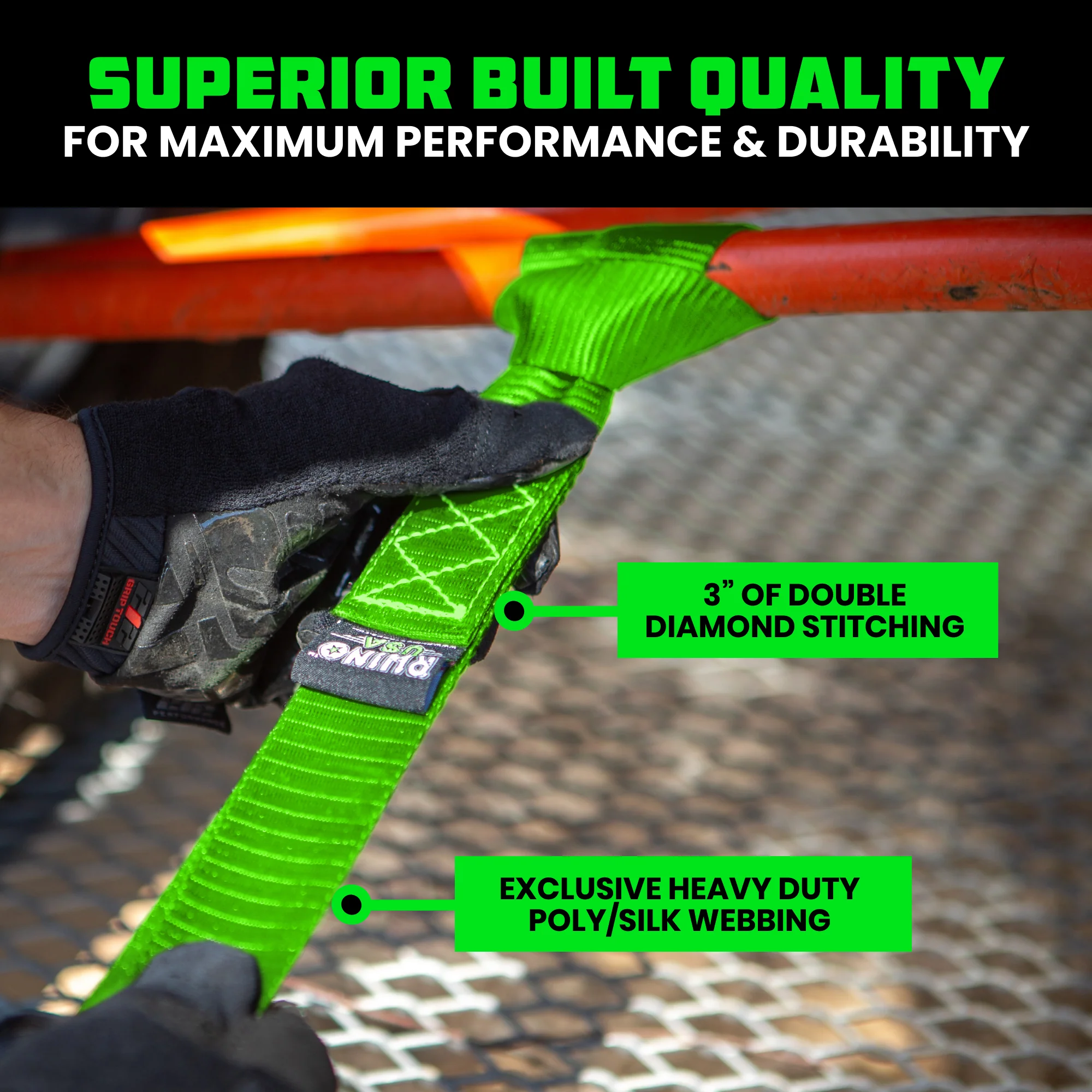 1.6" x 17" Soft Loop Tie-Down Straps (4-Pack) - Image 33