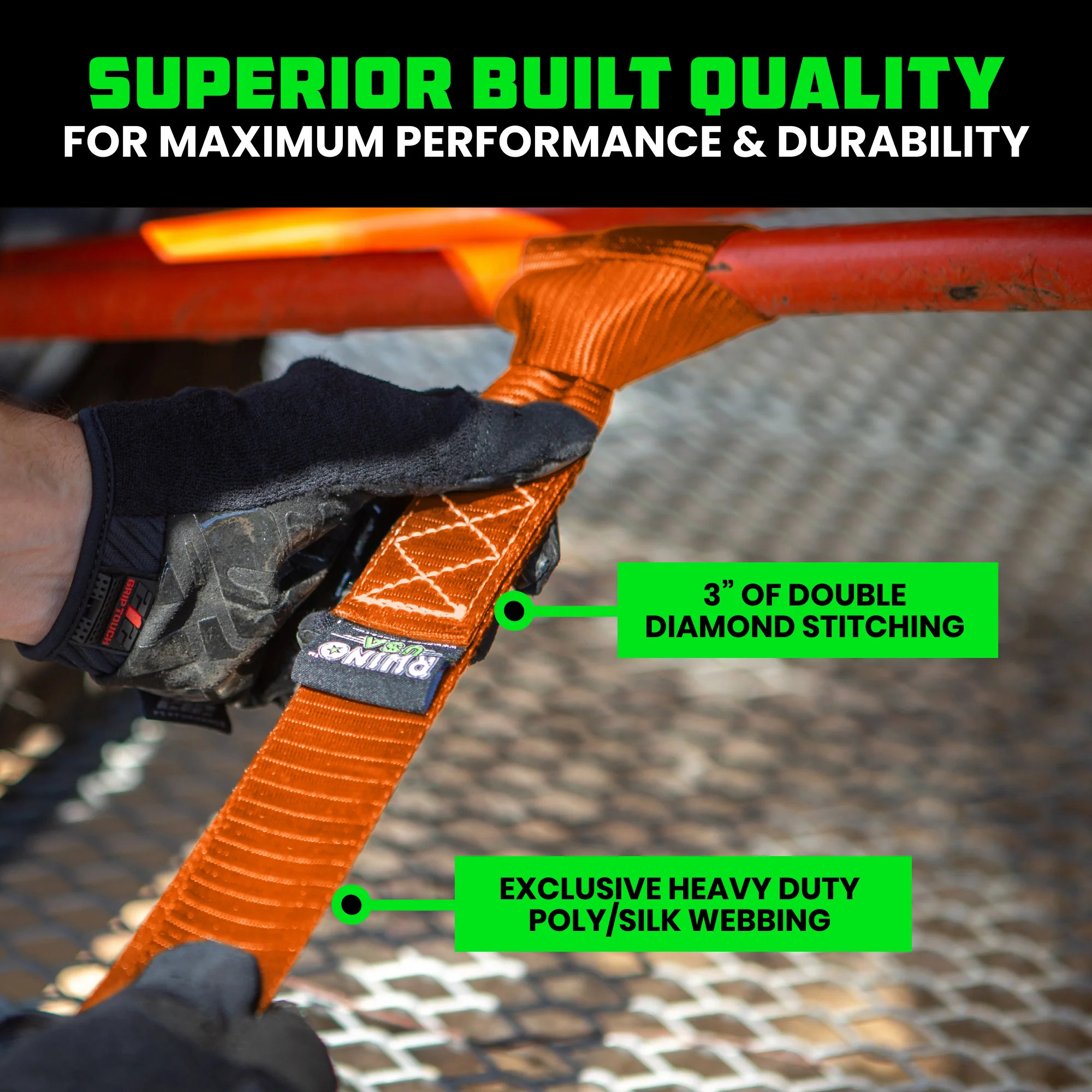 1.6" x 17" Soft Loop Tie-Down Straps (4-Pack) - Image 39