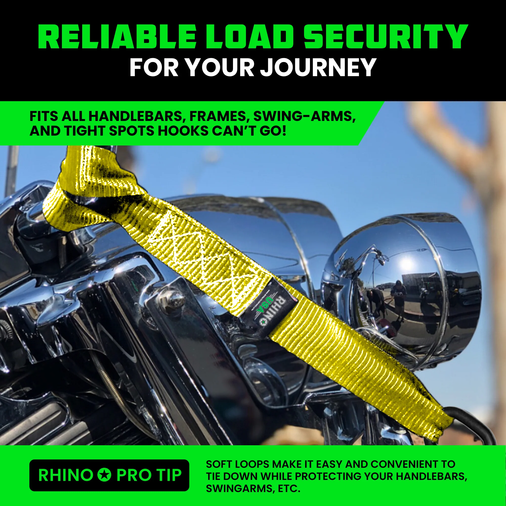 1.6" x 17" Soft Loop Tie-Down Straps (4-Pack) - Image 49