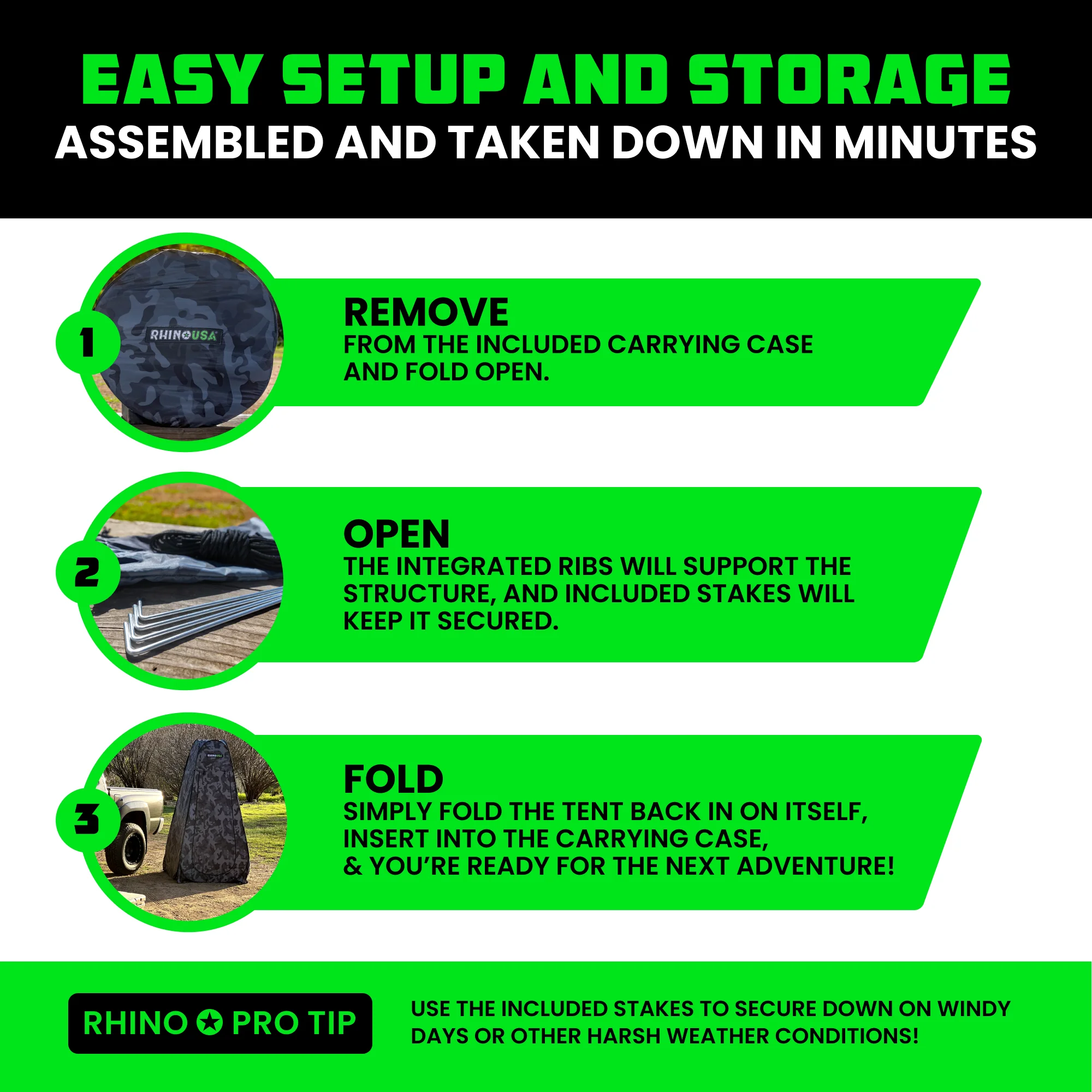 Outdoor Pop-Up Privacy Tent - Image 5