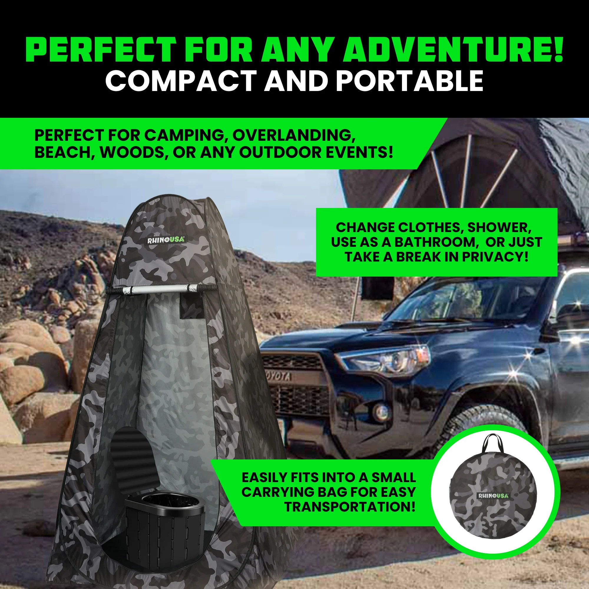 Outdoor Pop-Up Privacy Tent - Image 6