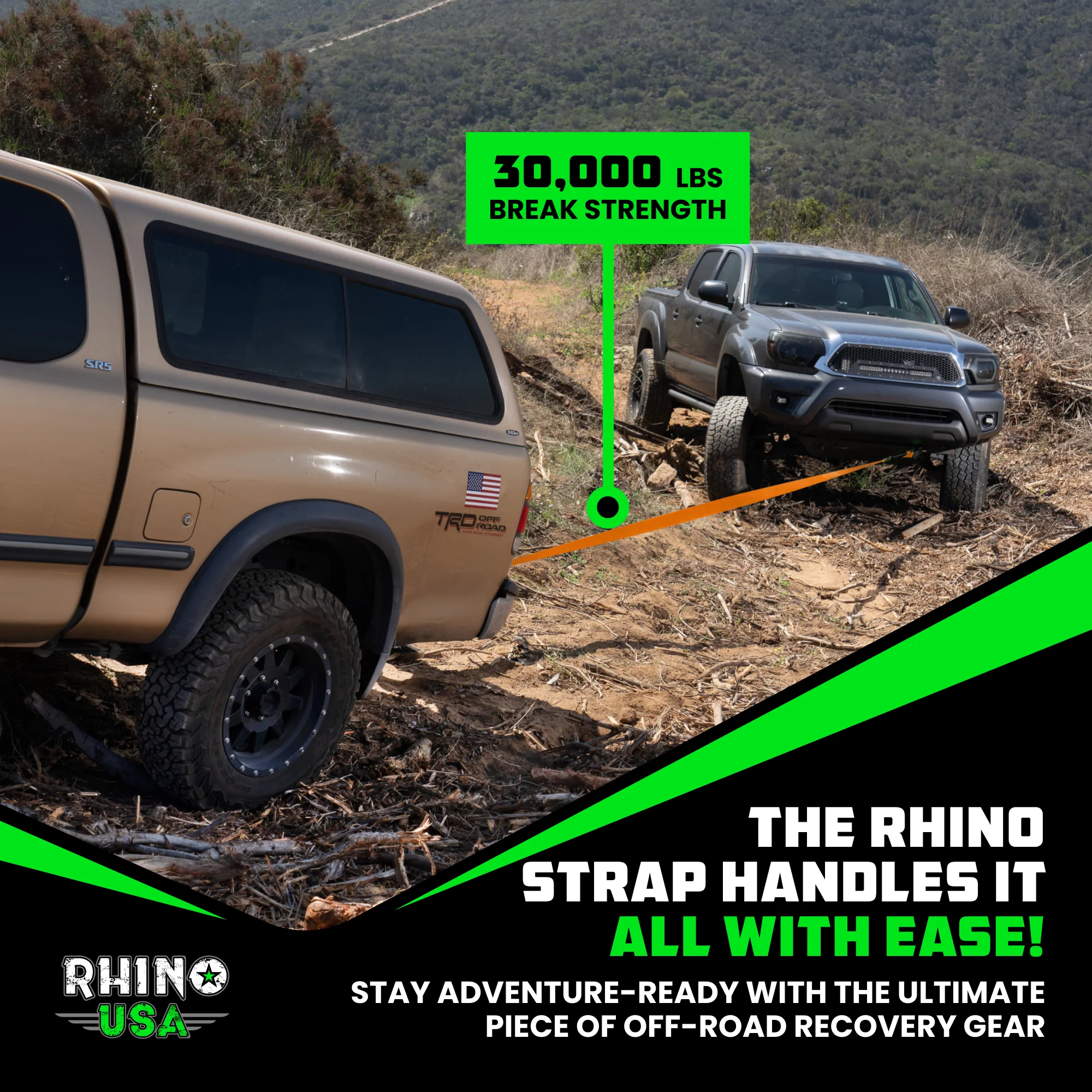 3" Ultimate Recovery Tow Strap - Image 35