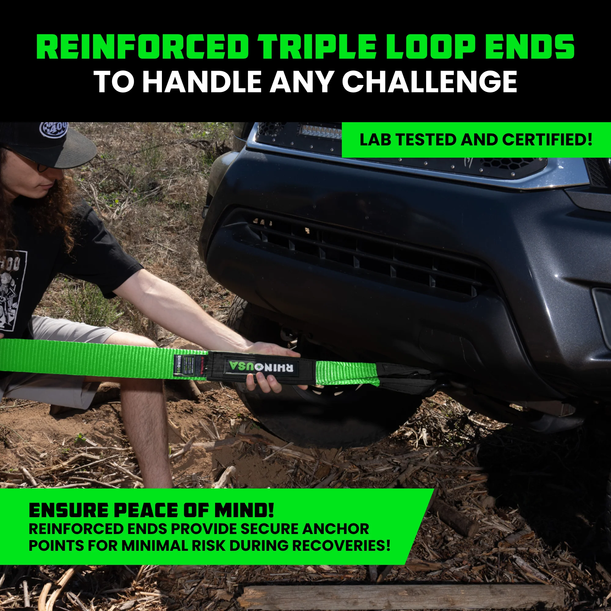 3" Ultimate Recovery Tow Strap - Image 51