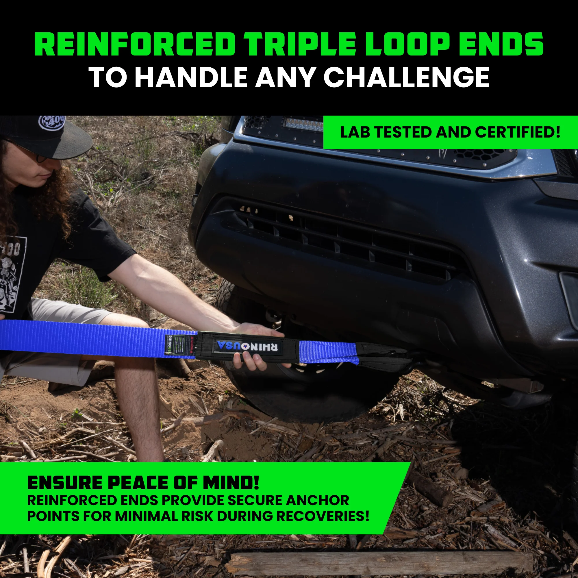 3" Ultimate Recovery Tow Strap - Image 56