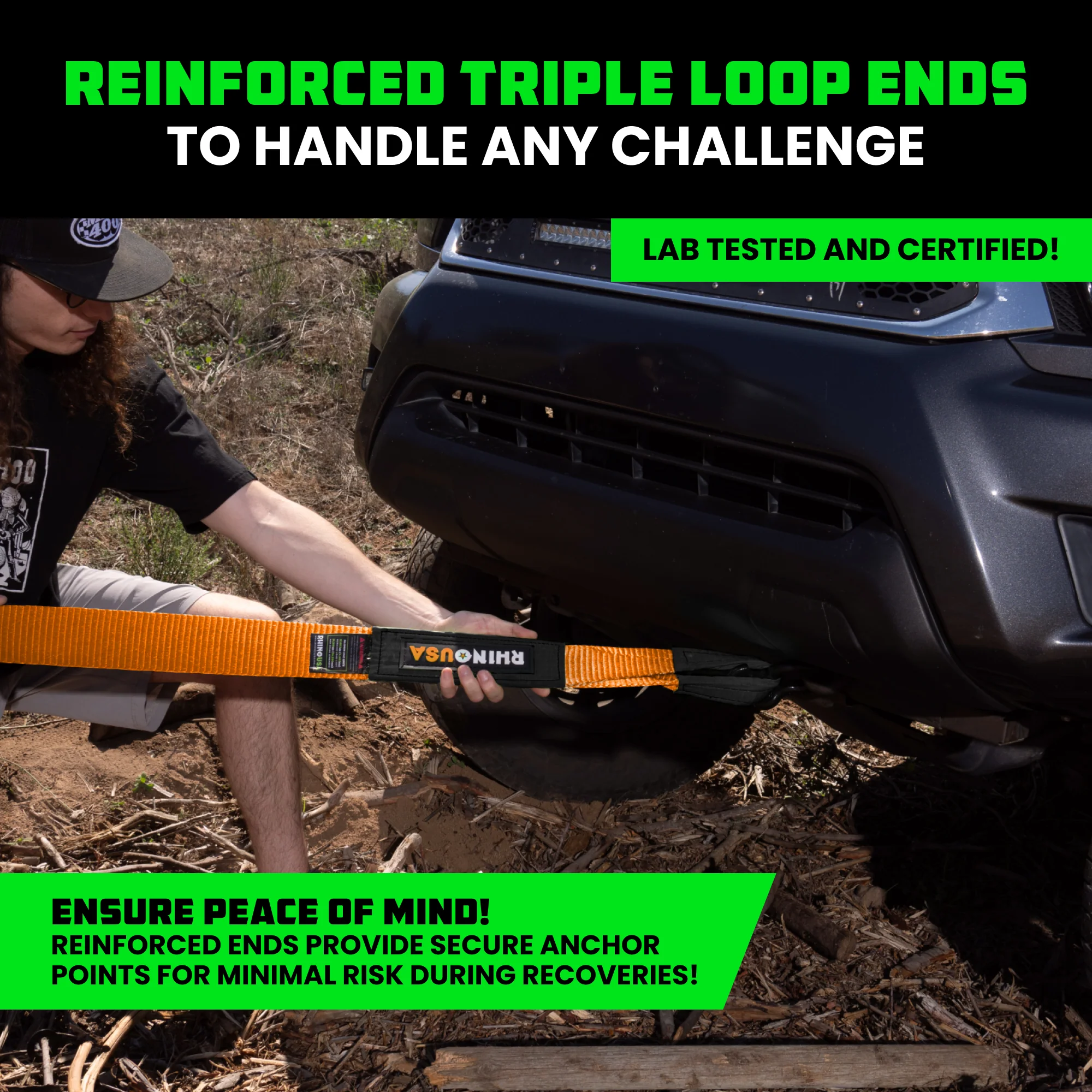 3" Ultimate Recovery Tow Strap - Image 64