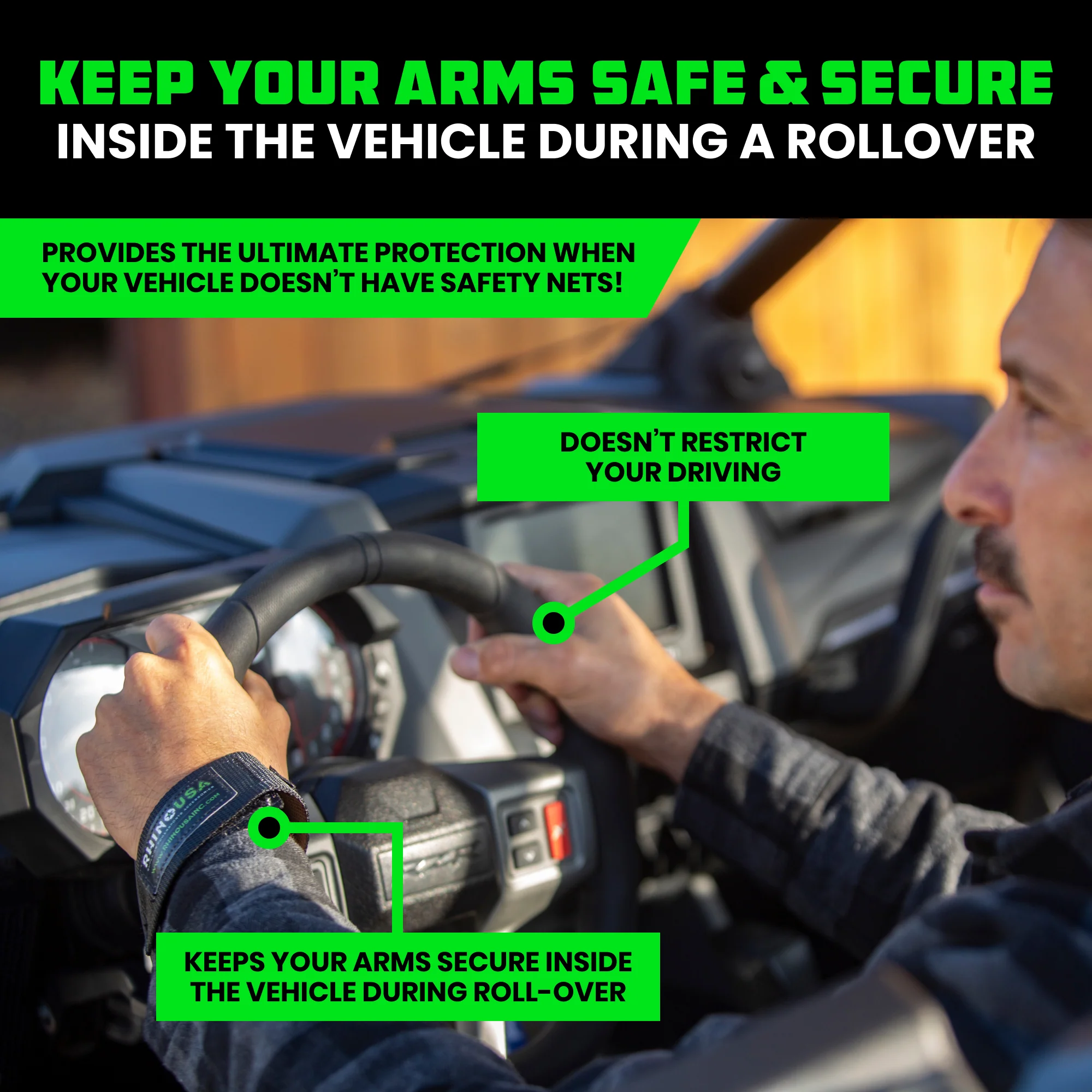 UTV Safety Wrist Restraints (Pair) - Image 11