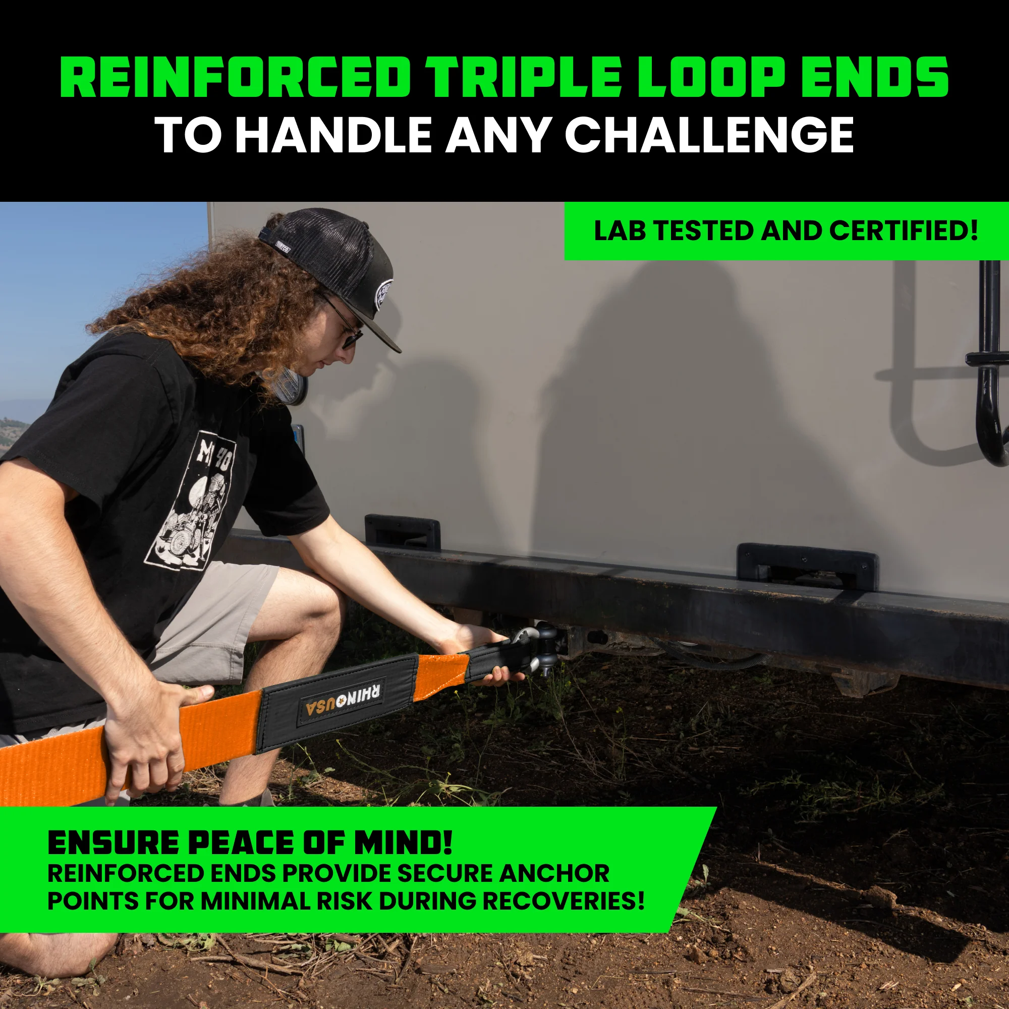 4" x 30' Ultimate Recovery Tow Strap - Image 31