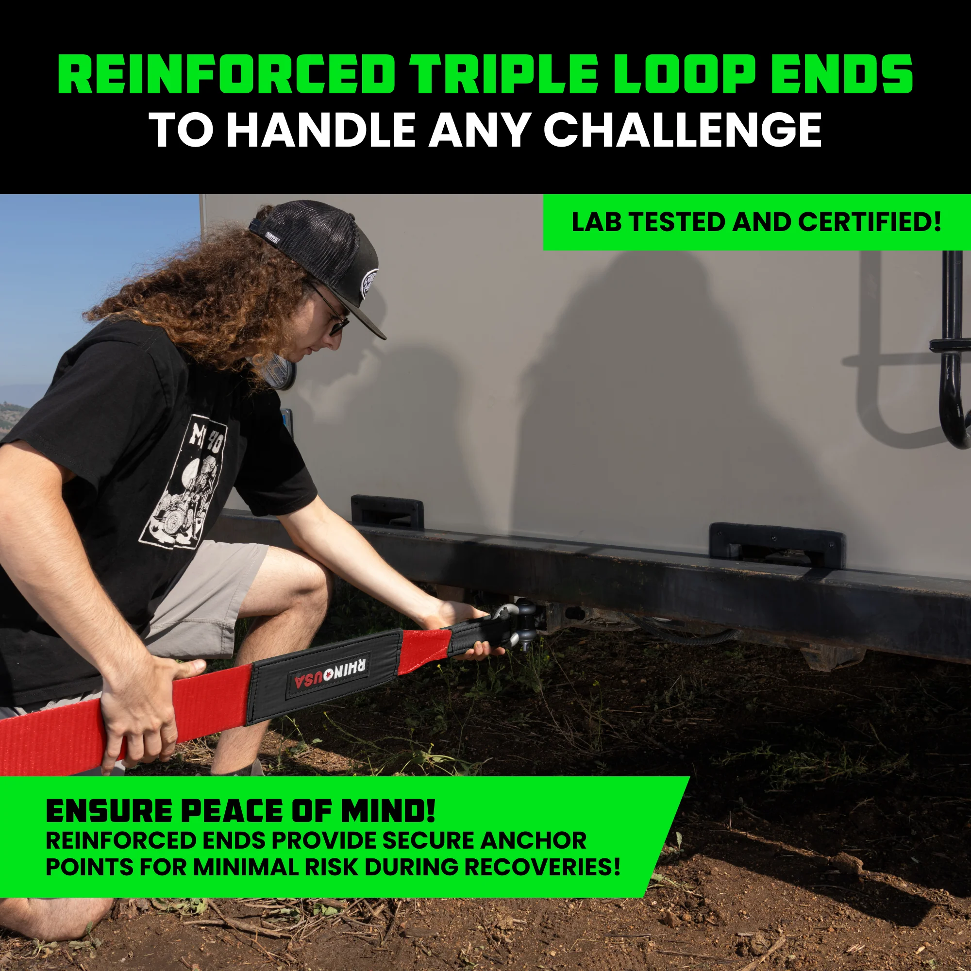 4" x 30' Ultimate Recovery Tow Strap - Image 36