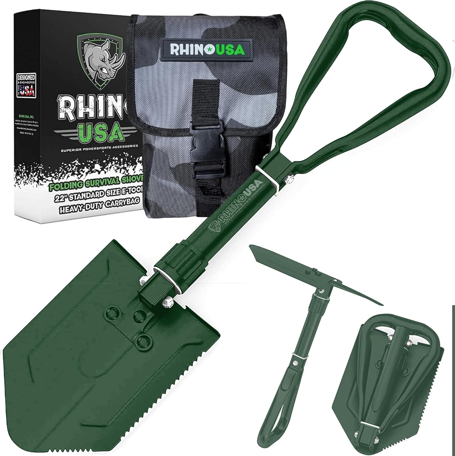 Folding Survival Shovel w/ Pick - Image 20