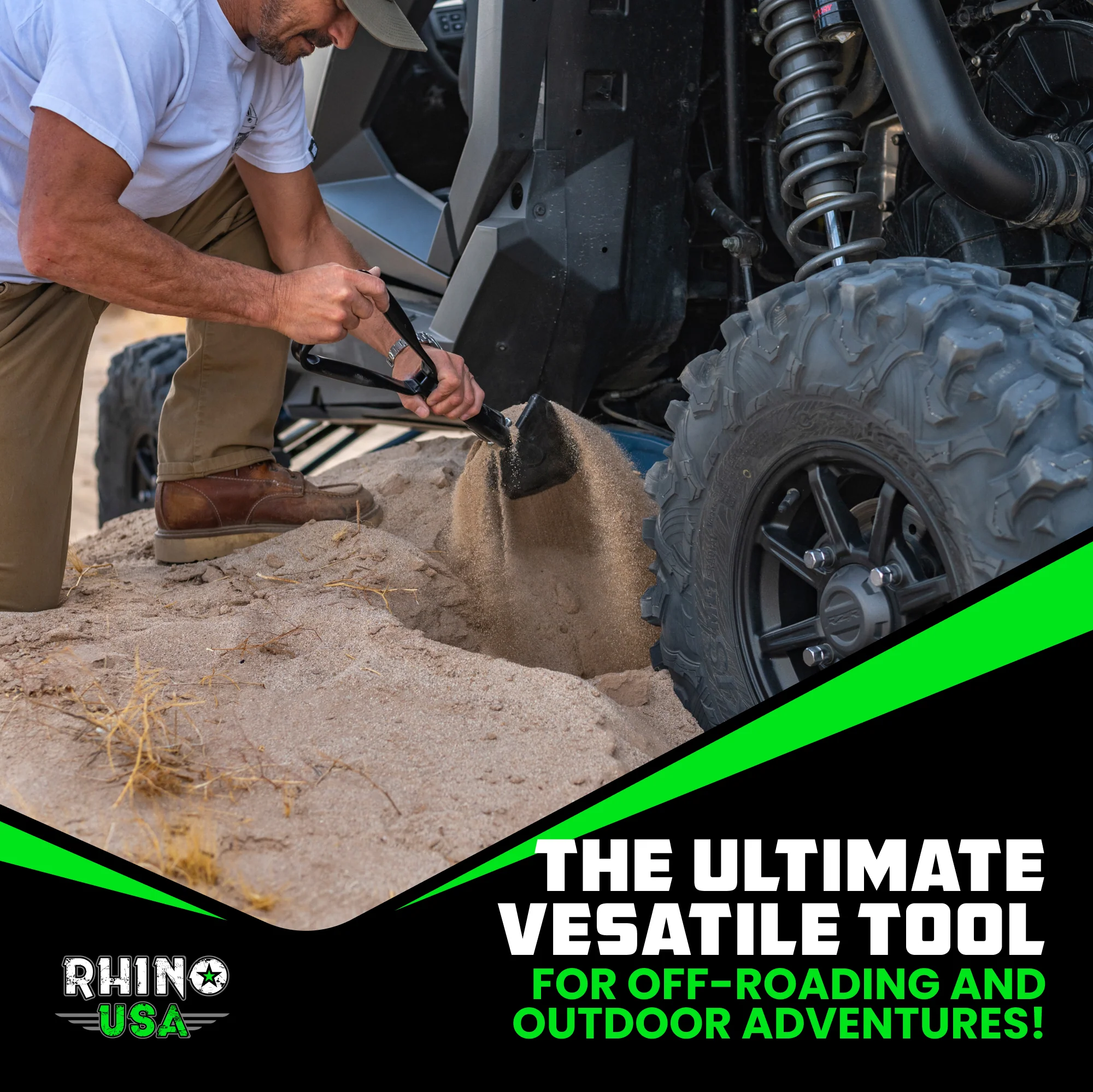 Folding Survival Shovel w/ Pick - Image 7